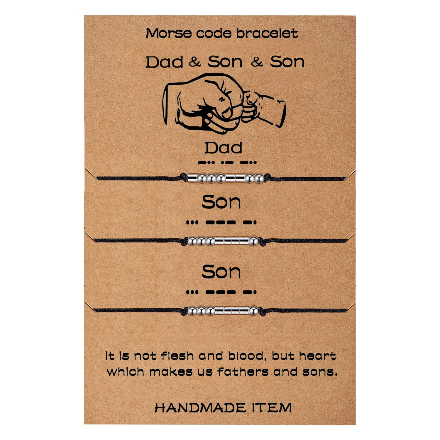 Morse Code Bracelet for Women - Adjustable Secret Message Jewelry Gift for Mom, Wife, Girlfriend - Christmas, Birthday, Anniversary Present - Couple Matching Bracelet for Long Distance Relationships