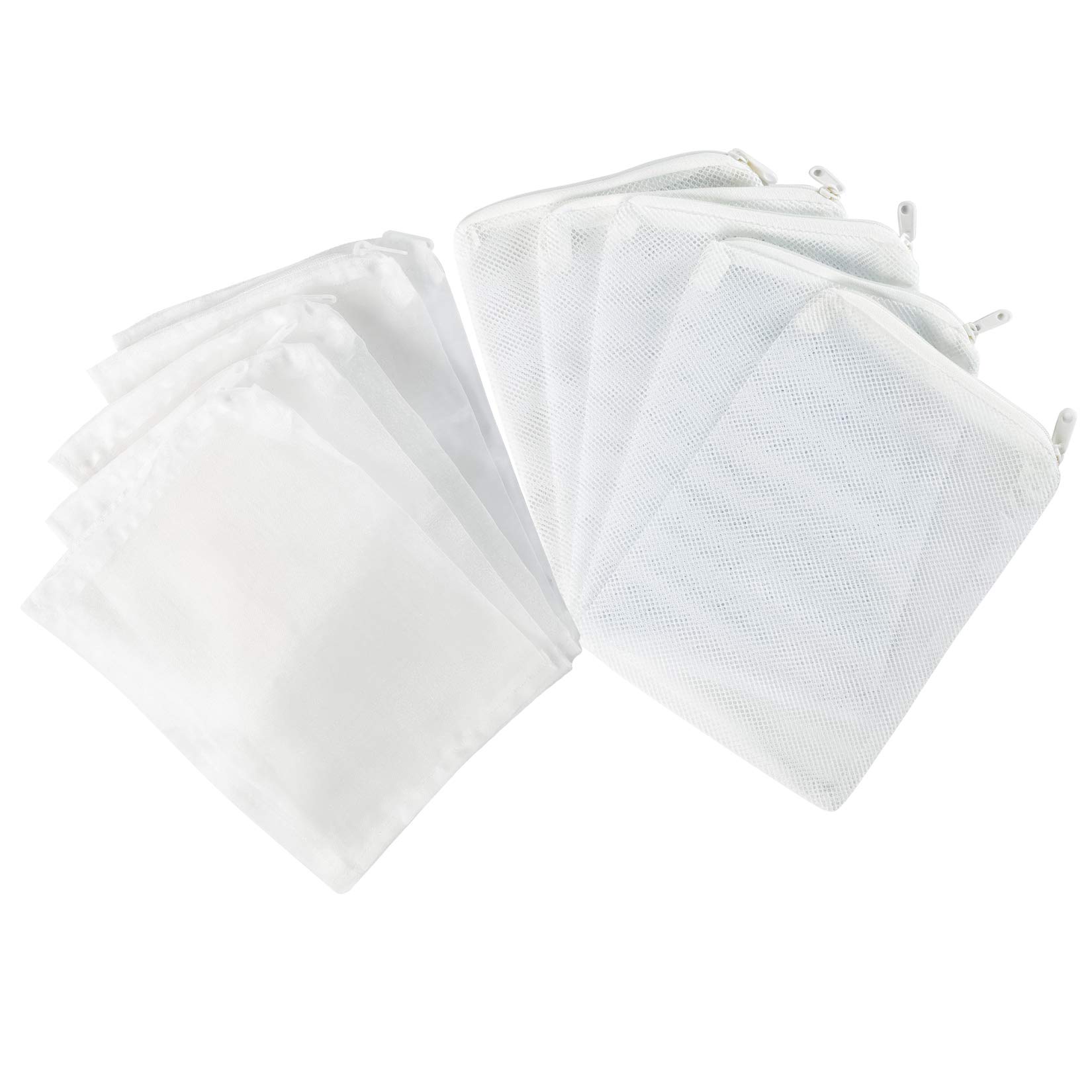 Premium Aquarium Filter Media Bag - Fine Nylon Mesh & High Flow Design with Zipper - Ideal for Fish Tank, Reef, and Pond Filtration Systems