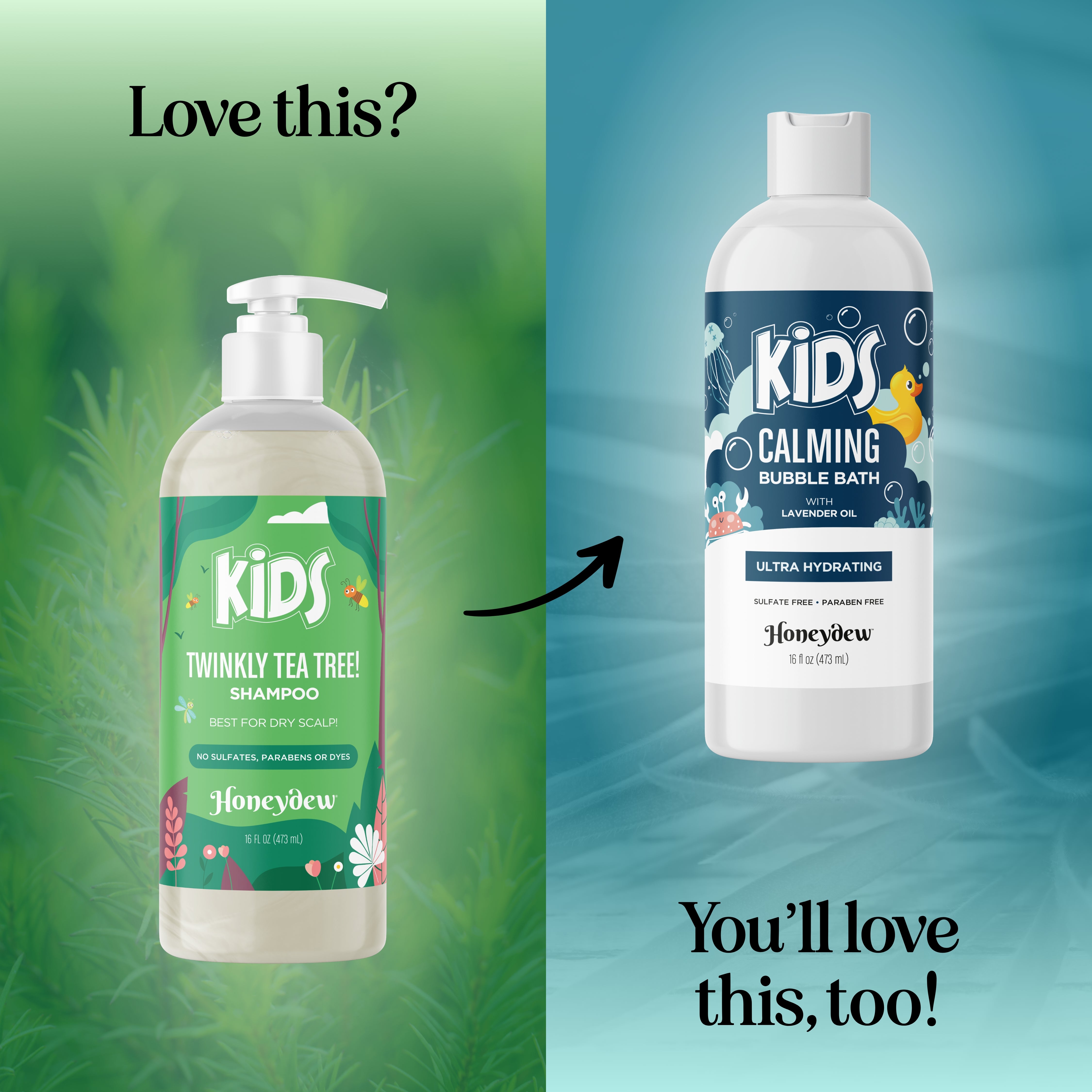 Natural Tea Tree Shampoo for Kids - Gentle & Soothing Scalp Care - Perfect for Daily Bath Time & Sensitive Skin