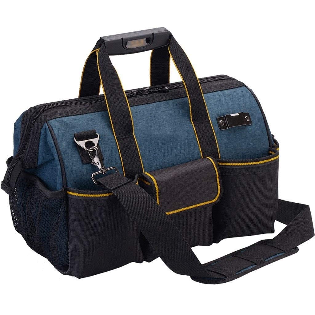 **Heavy-Duty Portable Canvas Tool Box with Reinforced Storage - Large Multifunctional Tool Organizer for Car, Home & Workshop - Perfect for Mechanics, DIY Enthusiasts & Professional Installers**