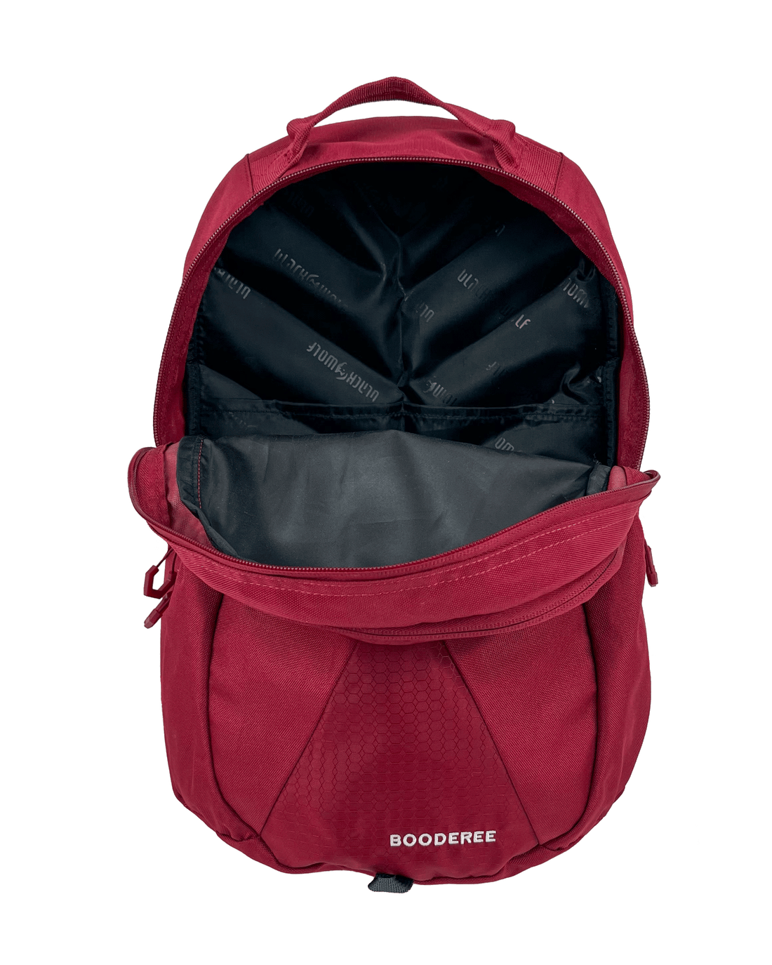 Black Wolf Booderee 20L Backpack - Tibetan Red Hiking Daypack for Outdoor Adventures, Travel & Daily Commute