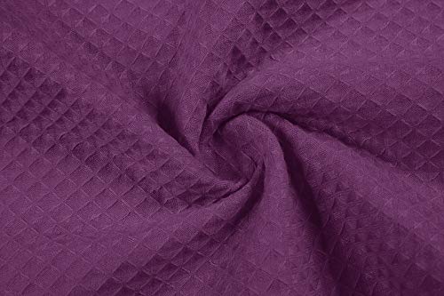 Women's Waffle Spa Bath Wrap Towel - Adjustable Closure Ultra Absorbent Cover Up for Shower, Pool & Beach - Soft Quick Dry Robe for Women After Bathing or Swimming