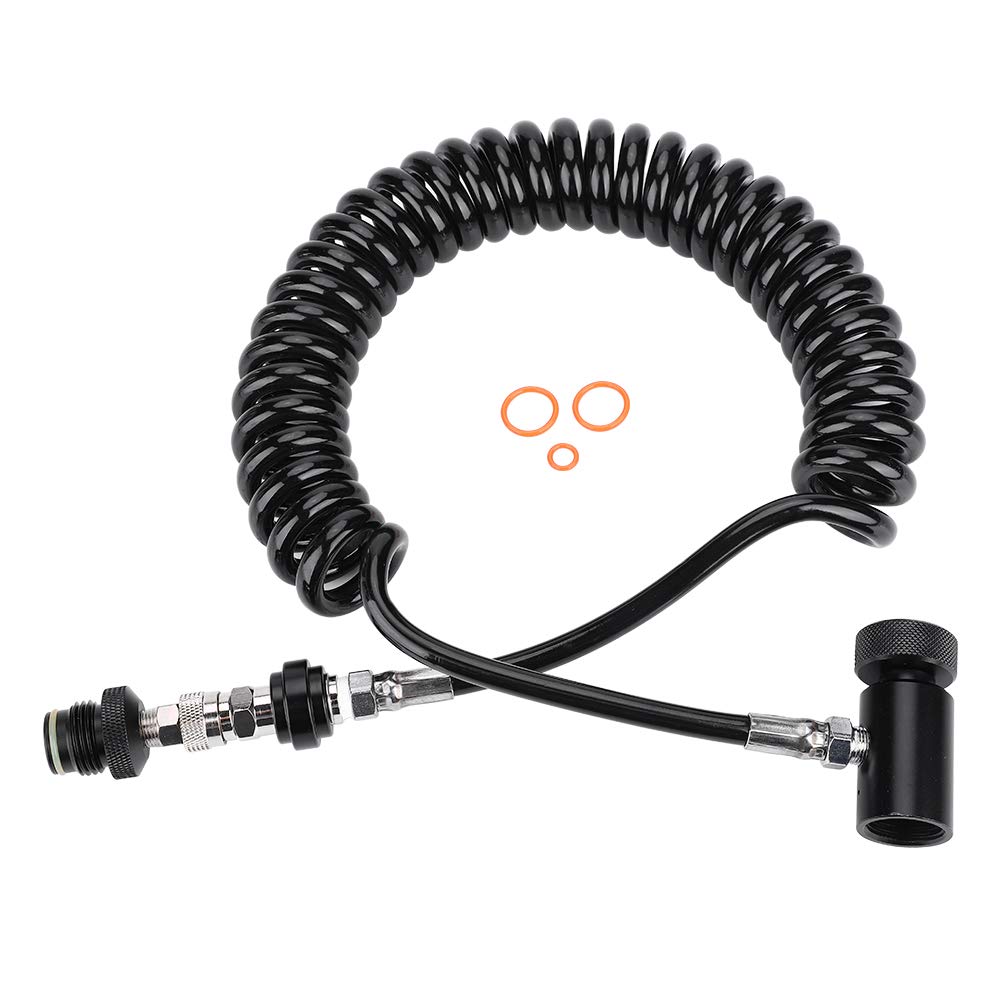Joyzan Heavy Duty Paintball Hose with O-Ring - for Airsoft & Compressed Air Tanks