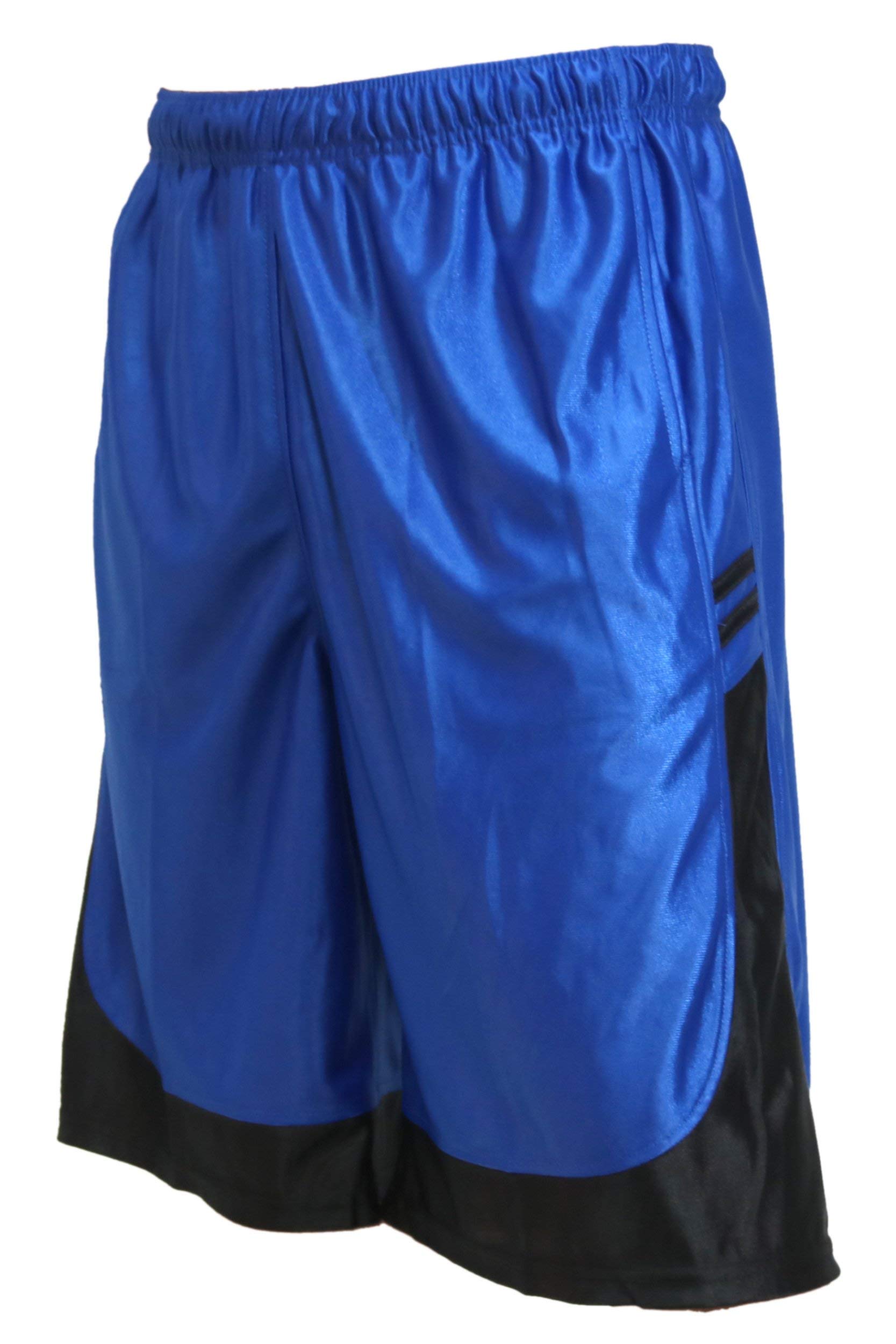 TL Men's Athletic Gym Workout Shorts with Pockets - Breathable Mesh & Stylish Dazzle Basketball Shorts (Pack or Single) for Training, Running & Casual Wear