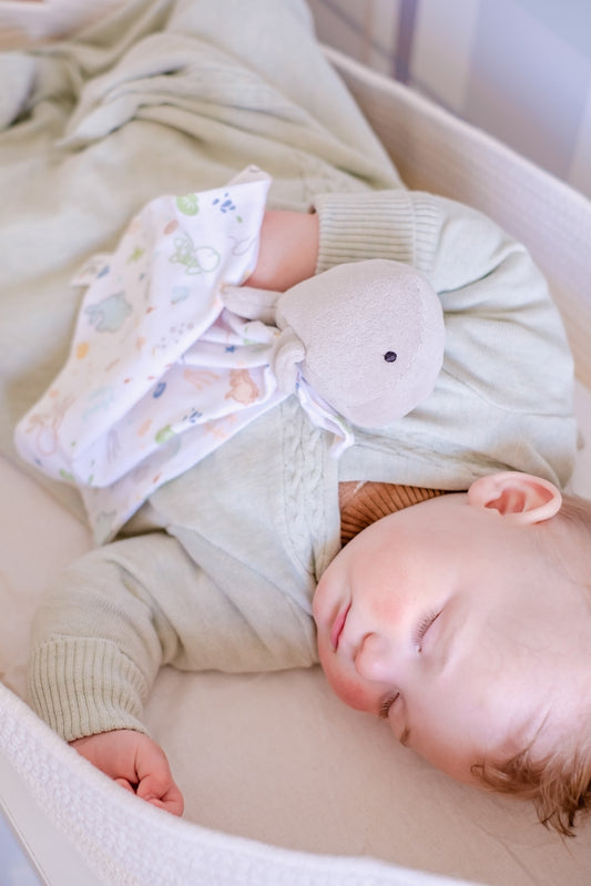 Organic Cotton Comforter with Whale Design - Tikiri Ocean Collection | Soft & Hypoallergenic Bedding for Kids & Adults | Perfect for Nursery, Bedroom, and Coastal-Themed Decor