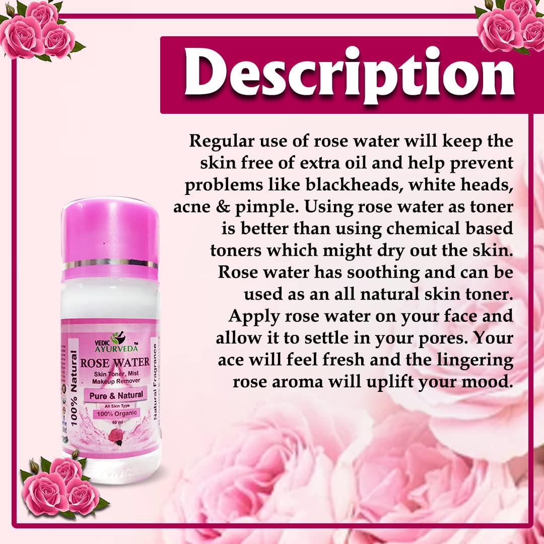 Multani Mitti Clay Face Mask with Free Rose Water Toner (60ml) & Makeup Remover | Deep Cleansing, Oil Control & Skin Brightening | Perfect for Acne-Prone & Oily Skin Care Routine