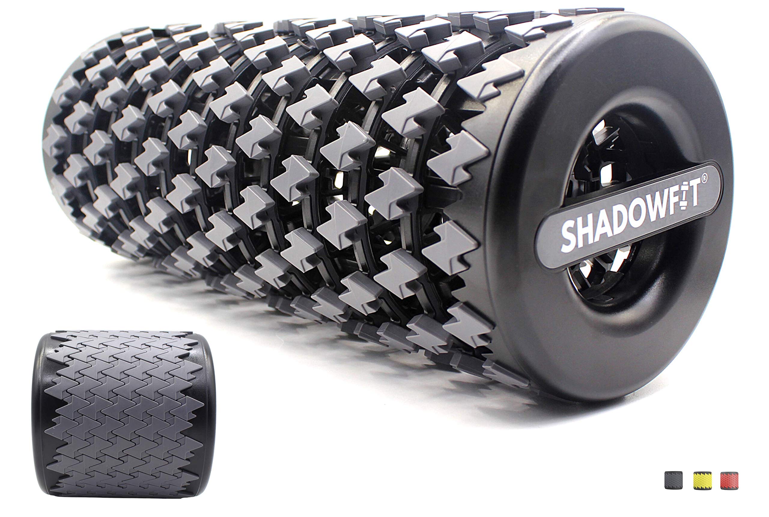 High Density Foam Roller for Muscle Recovery & Deep Tissue Massage - Relieve Sore Muscles, Tension & Pain in Thighs, Arms & Back - Perfect for Post-Workout, Yoga & Physical Therapy (Gray)