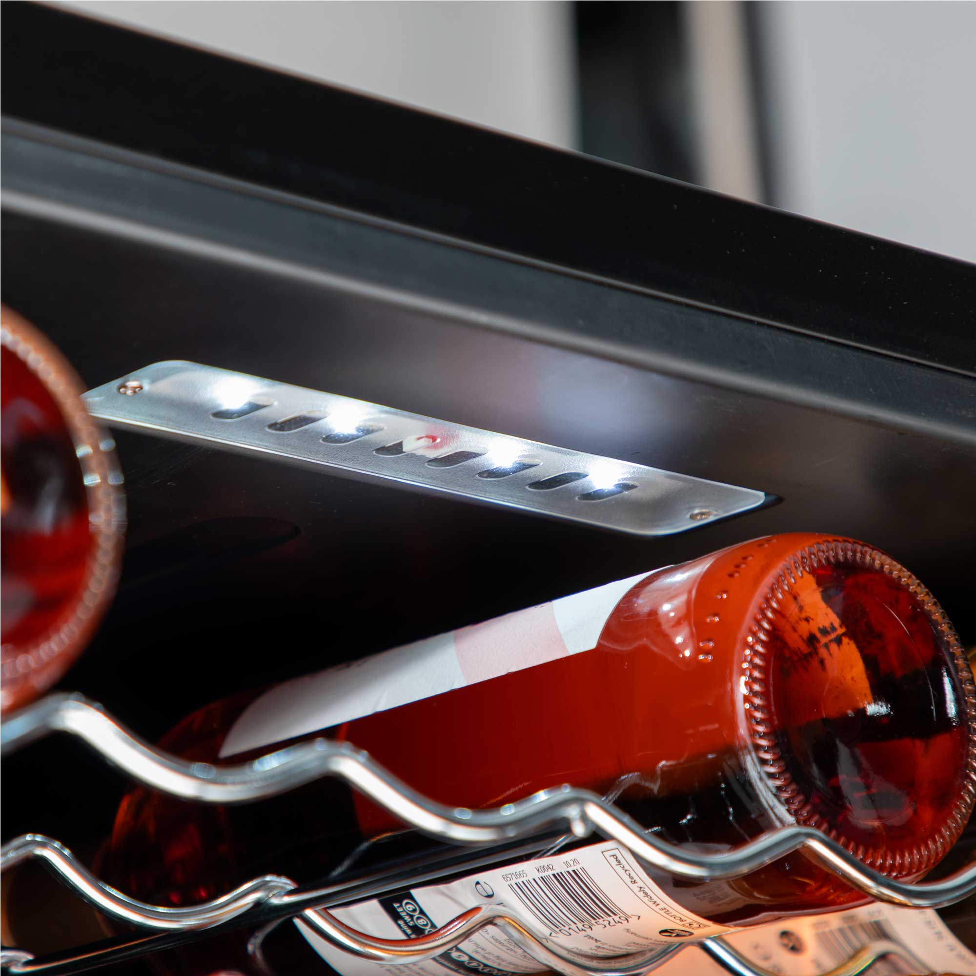 Baridi 52 Bottle Dual Zone Wine Cooler - Black Freestanding Wine Fridge with Touch Controls & LED Display - Perfect for Home Bars, Restaurants, and Wine Cellars