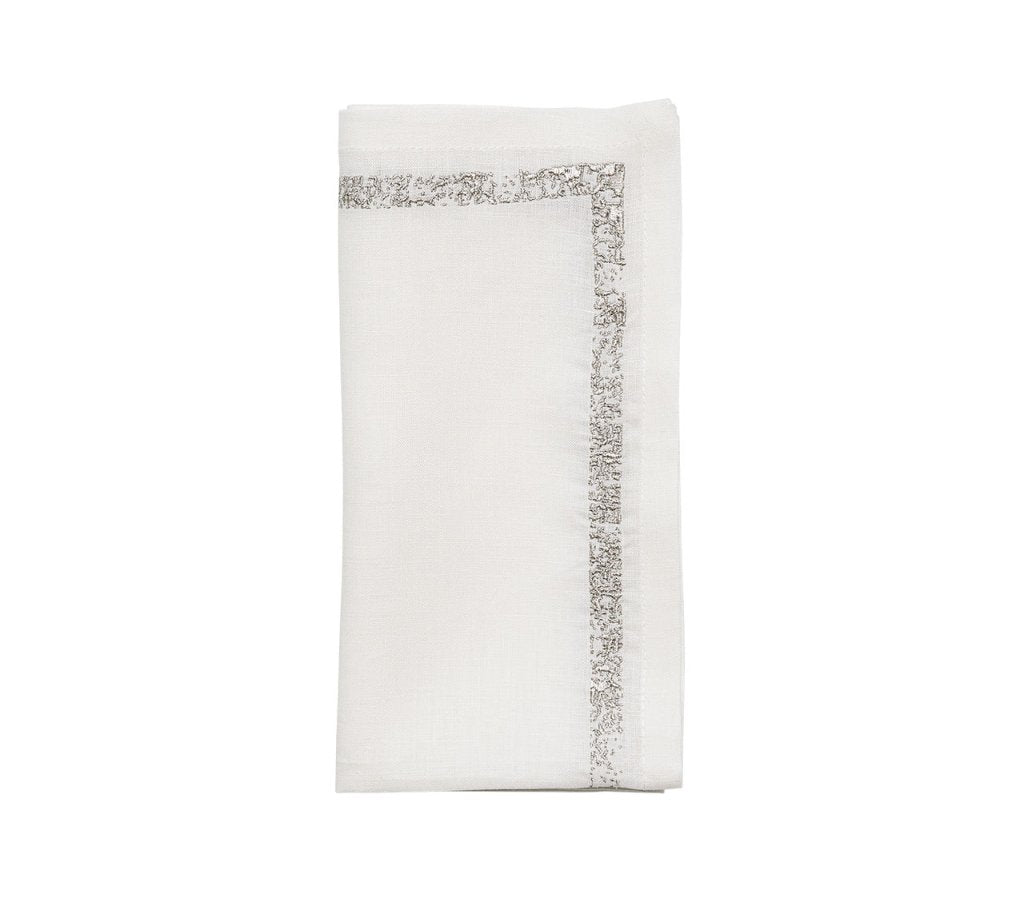 Premium Impression Napkins Set of 4 - Elegant Cotton Dinner Napkins for Formal Dining, Parties & Special Occasions