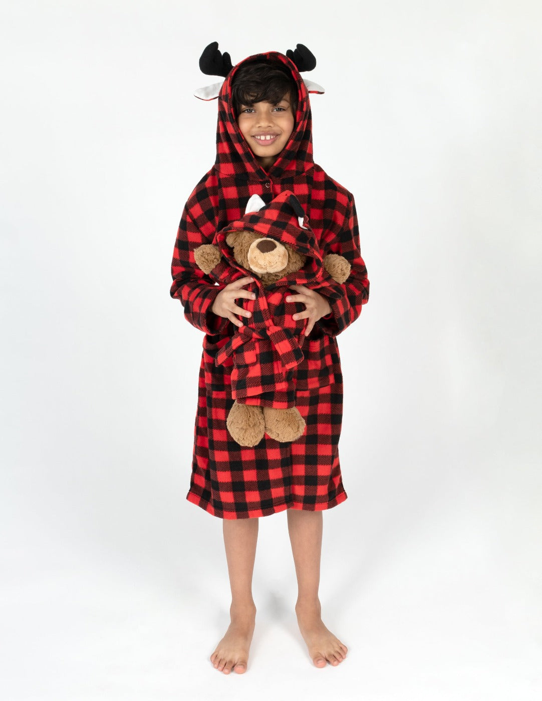 Cozy Moose Matching Family Pajama Set - Christmas Holiday Sleepwear for Family Photos & Cozy Nights