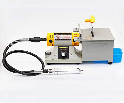 220V Multifunctional Electric Bench Lathe Machine - Grinder, Polisher & Driller for Jade, Jewelry, Woodworking & Carving | Perfect for DIY Crafts, Home Workshops & Professional Use