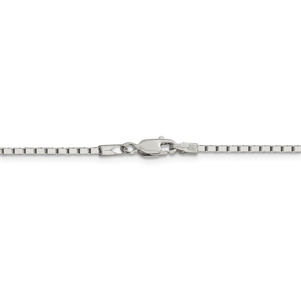 925 Sterling Silver 1.5mm Mirror Box Chain Necklace for Women - Dainty Layering Jewelry for Everyday Wear, Gifts & Special Occasions