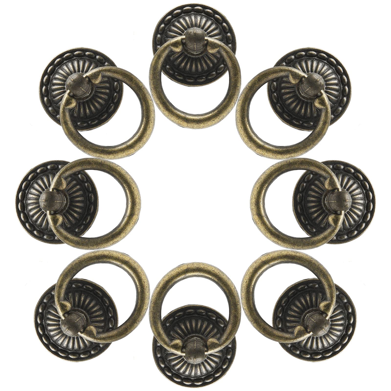 Antique Bronze Drawer Pulls - 12PCS Vintage Handles for Furniture & Cabinets - Home Decor Upgrade