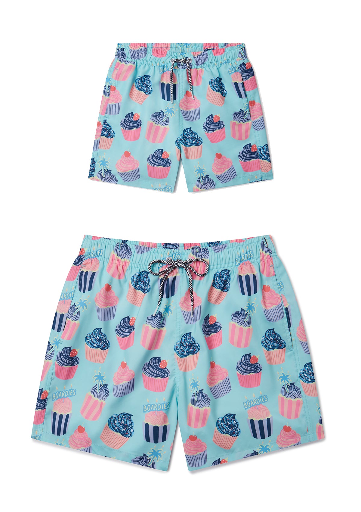 Celebrations Swim Shorts for Men & Boys - Matching Father and Son Swimwear Set for Beach, Pool & Summer Vacations