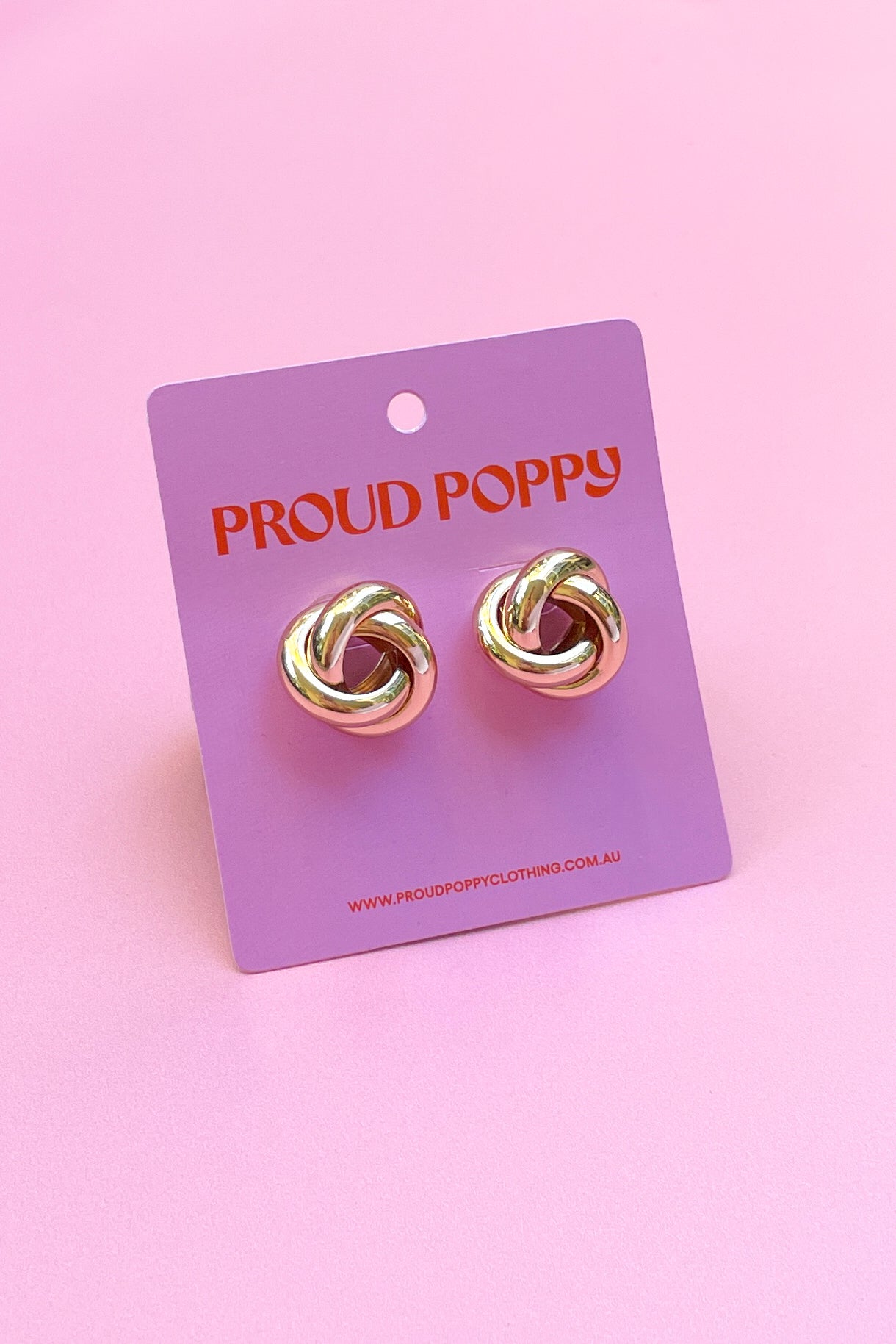 Elegant Gold Knot Earrings for Women - 14K Gold Plated Dainty Hoop Earrings - Perfect for Gifts, Parties, and Everyday Wear