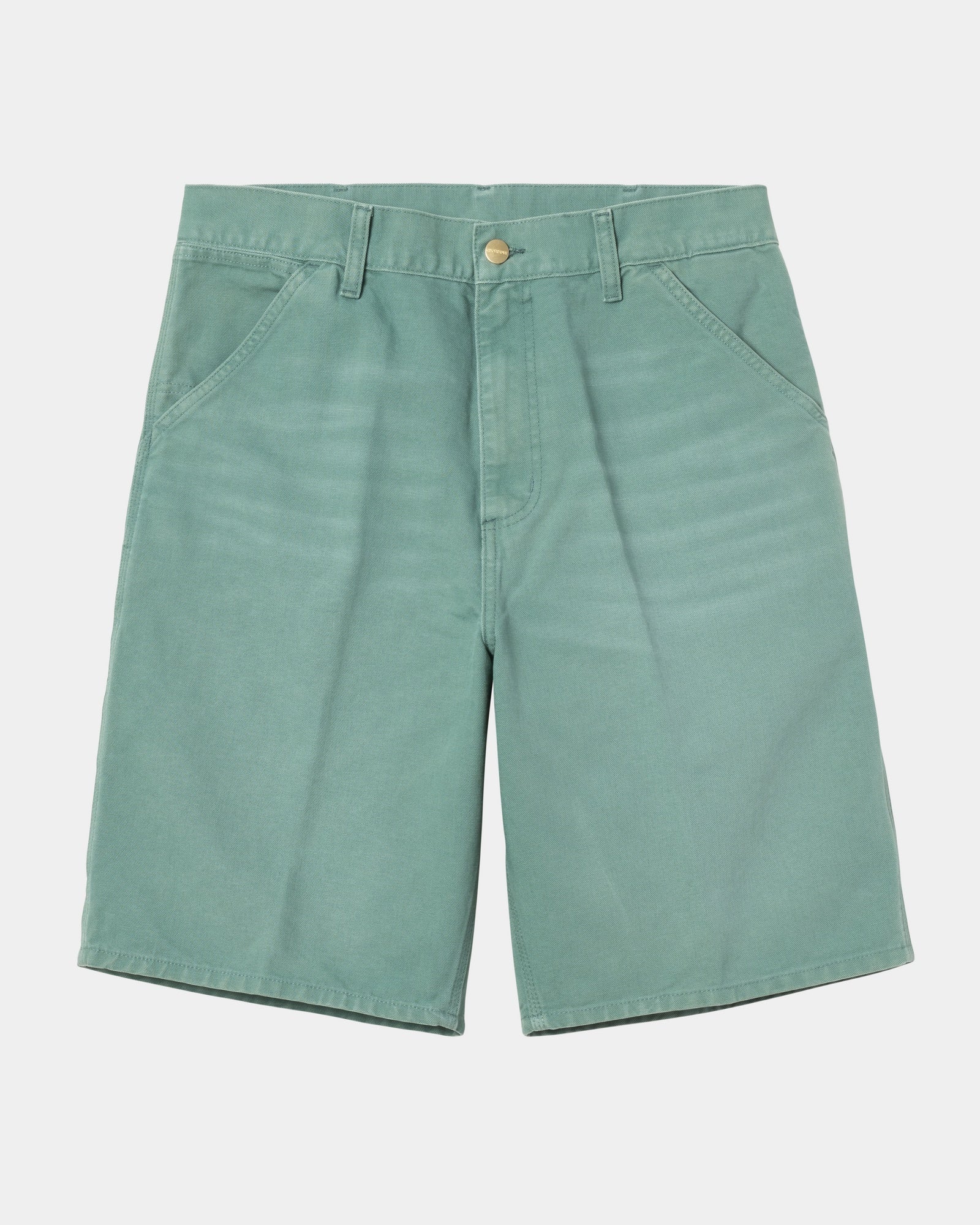 Single Knee Short Stone Canvas Pants for Men | Silver Pine Color | Outdoor Hiking, Camping & Casual Wear