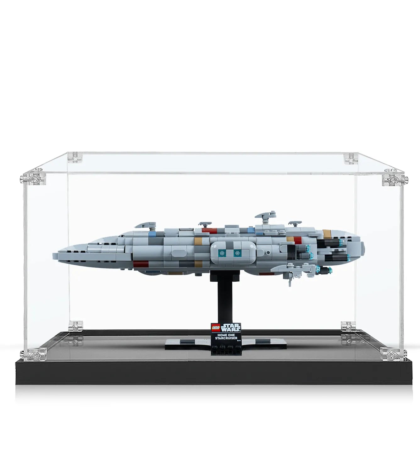 LEGO Star Wars™ Home One Starcruiser 75405 Display Case - Premium Acrylic Protector for Collectible Models - Perfect for Showcasing & Protecting Your Star Wars™ Collection at Home or Office