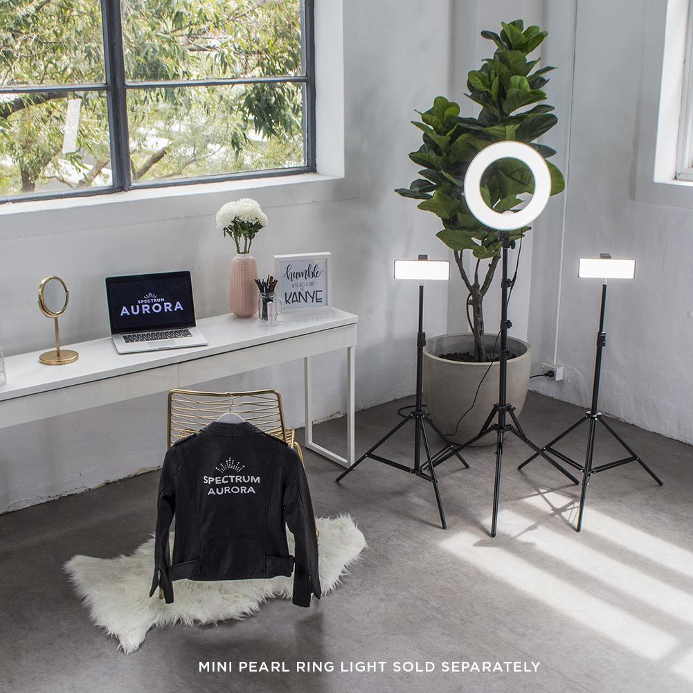 Professional 9 LED Photography Video Lighting Kit with 2x 'DUO' Crystal Luxe Panels - Perfect for DIY Studio, YouTube Videos, Product Photography & Live Streaming
