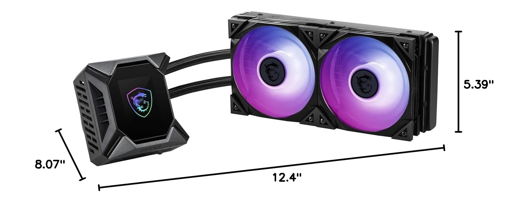 MSI MPG CoreLiquid K240 AIO Liquid CPU Cooler with 2.4