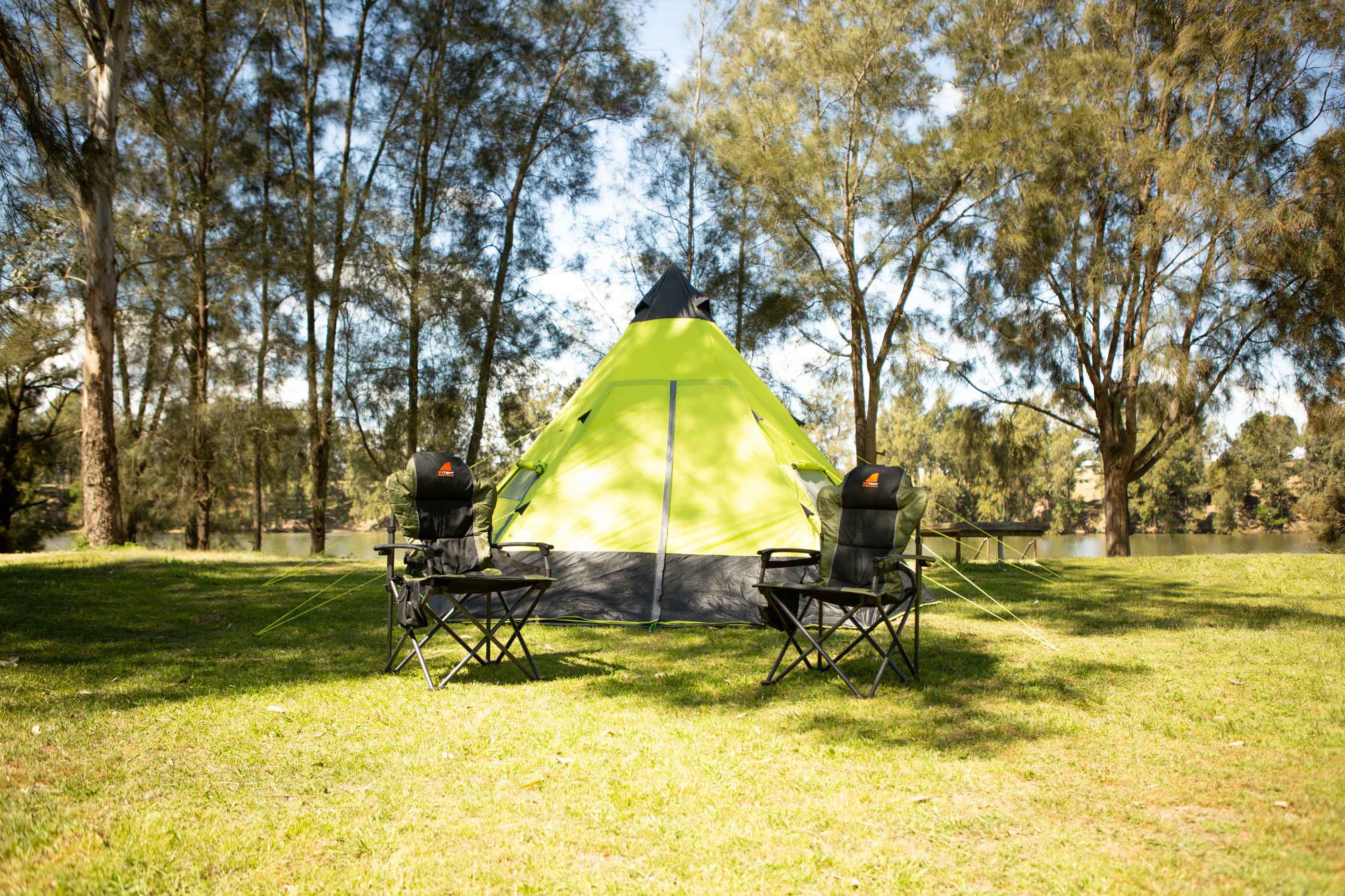 Premium Malamoo 9-Person Teepee Tent - Waterproof, Spacious Family Camping Shelter for Outdoor Adventures & Backpacking