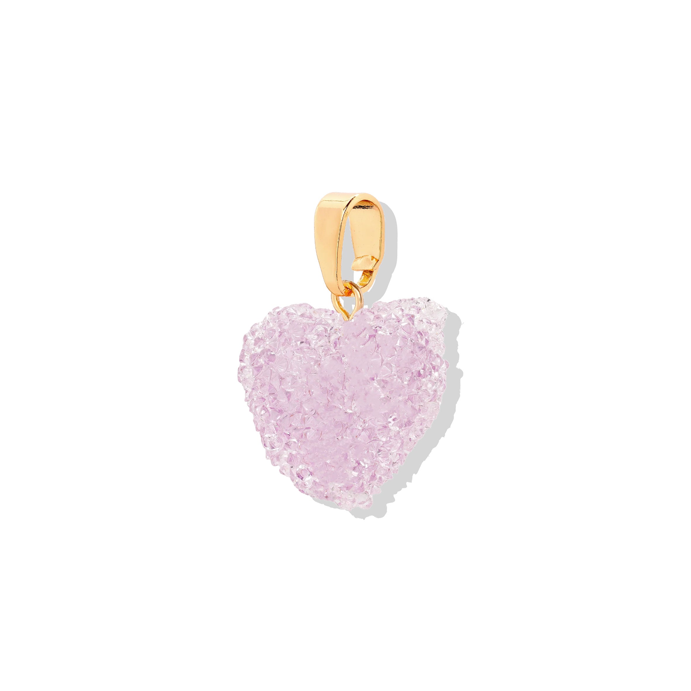 Elegant Jelly Heart Pendant Necklace with Gold Plated Connector - Perfect for Valentine's Day Gifts, Anniversary Presents & Everyday Jewelry