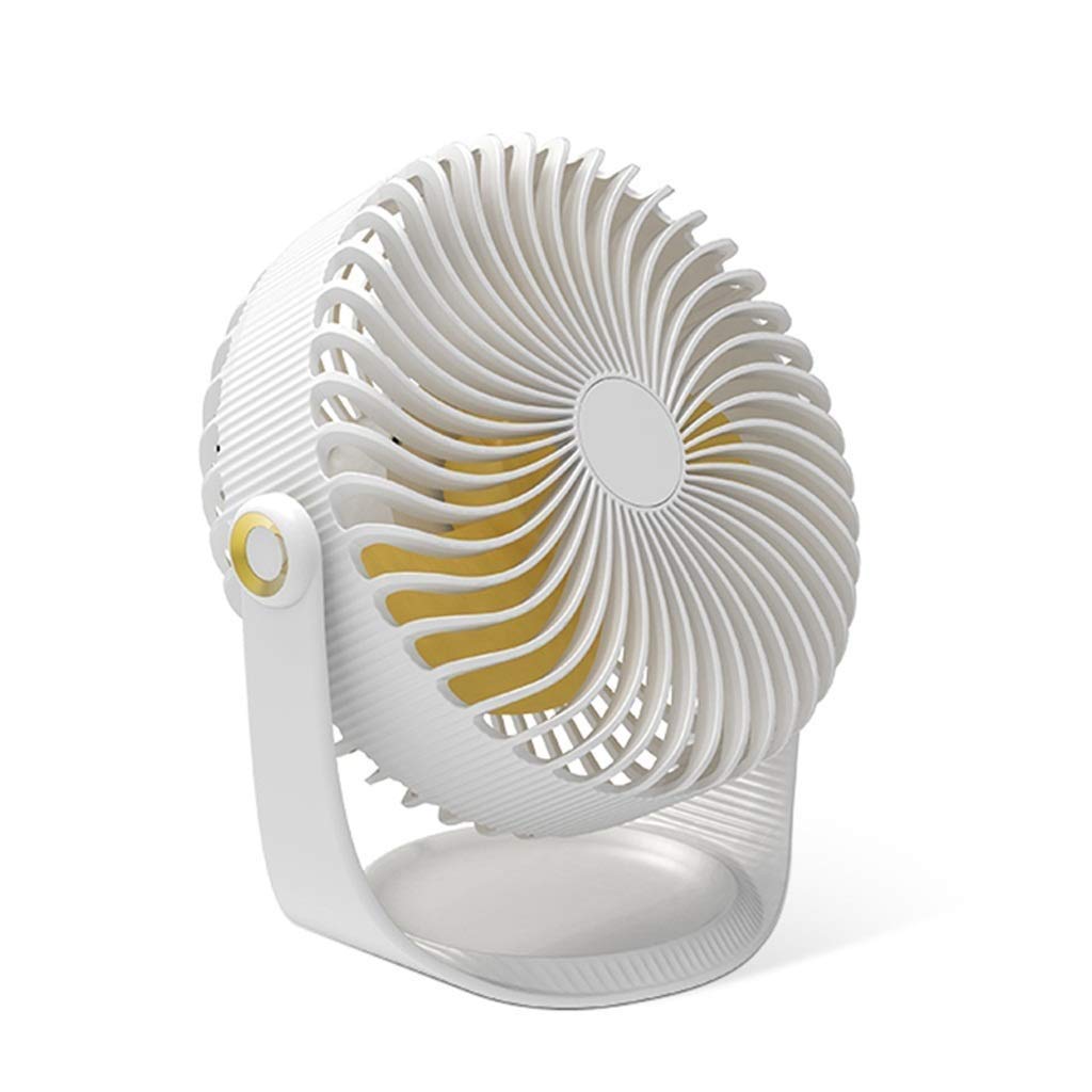 SCDFS Small Table Fan for Office & Home - Quiet Standing USB Desk Fan with 3 Speed Settings, High Velocity Mini Fan in Pink - Perfect for Girls, Dorm Rooms & Workspaces