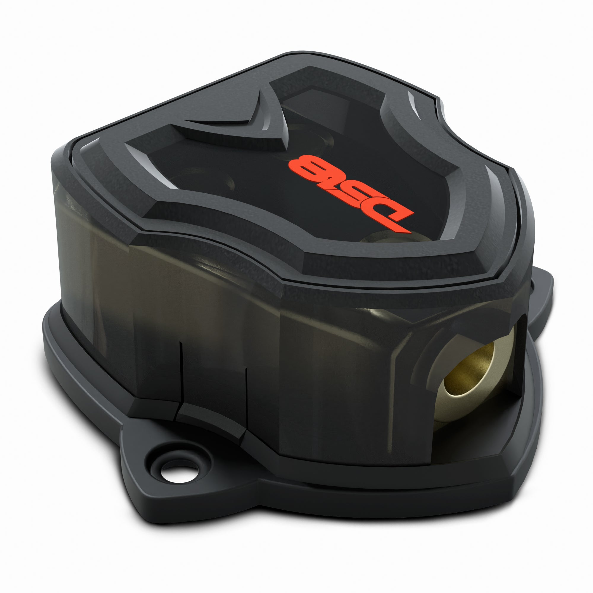 1X0 GA In 2X0 GA Out Distribution Block - Heavy Duty Electrical Power Splitter for Car Audio, Marine & RV Wiring Systems