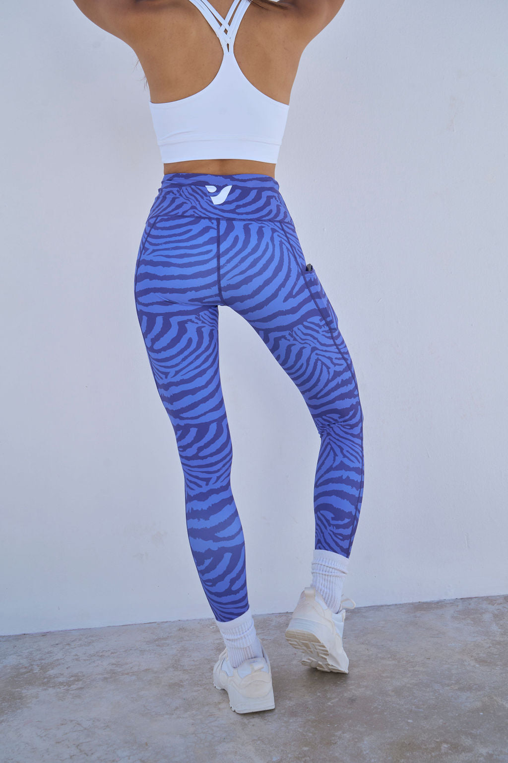 Purple Zebra Print Leggings - High Waisted Yoga Pants for Women, Comfortable Workout Tights for Running & Gym - Trendy Fashion Activewear
