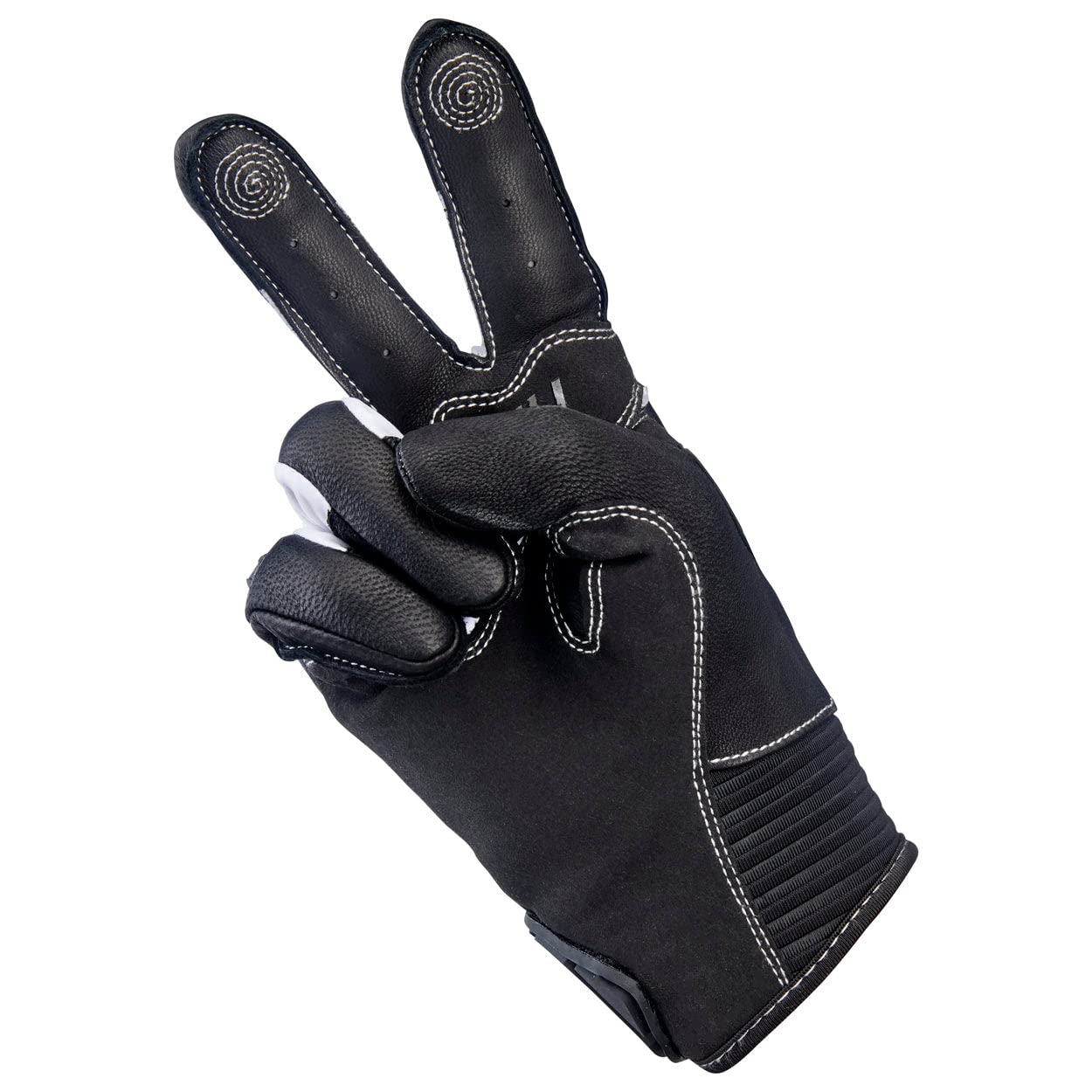 Biltwell Bridgeport CE Certified Motorcycle Gloves with Knuckle Guard & Impact Protection - Finger Vents for Breathability - Red & Black - Ideal for Street Riding & Long-Distance Motorcycle Tours
