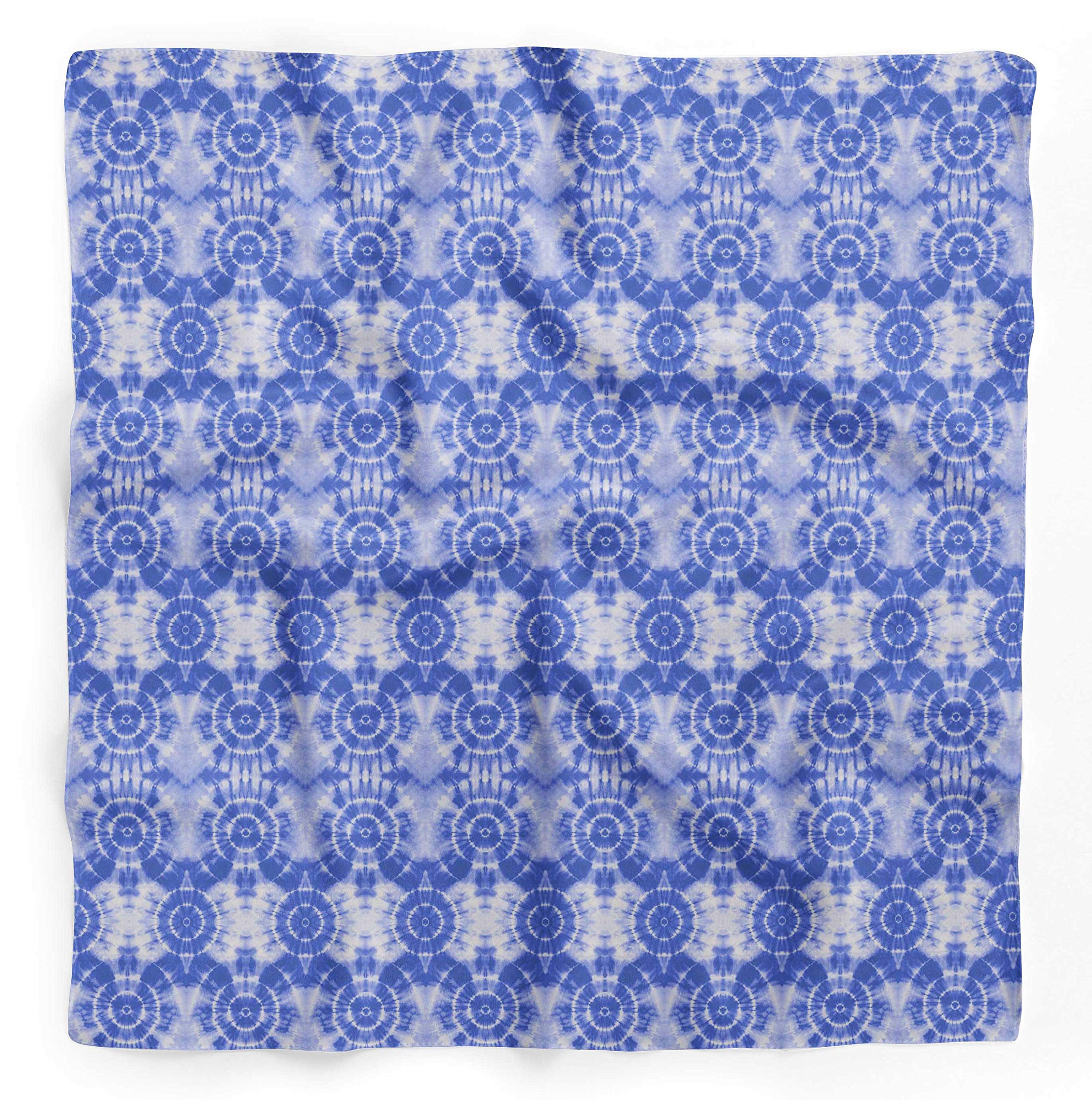 Bimba Printed Pure Silk Scarf - Women's Fashion Hair Wrap, Neck Scarf & Head Bandana - Elegant Accessory for Parties, Weddings & Everyday Wear