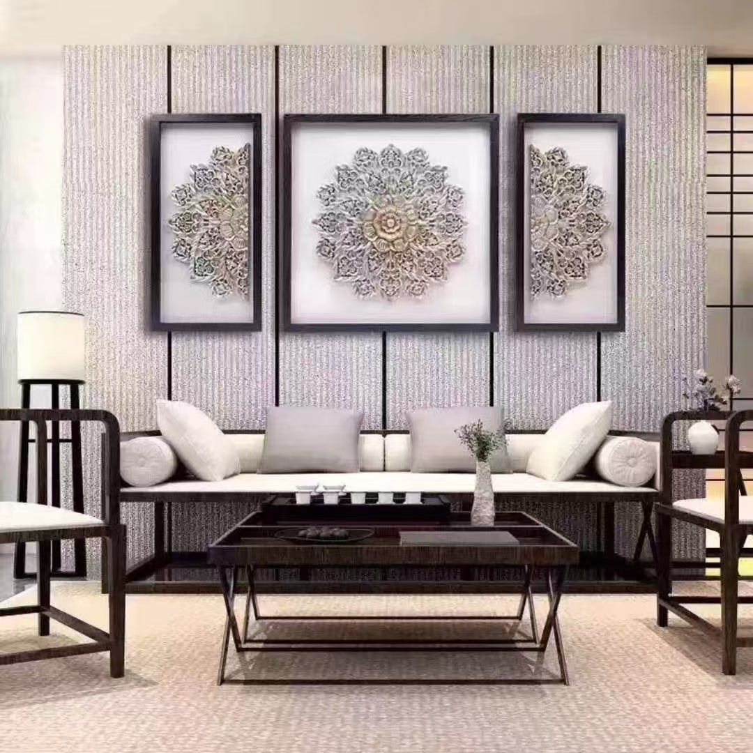 Handcrafted Floral Wall Art Decor - Elegant Botanical Home Decor for Living Room, Bedroom & Office - Perfect for Housewarming Gifts & Interior Design