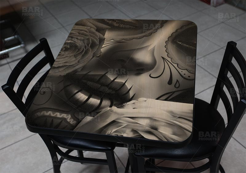 Amor Eterno 24x30 Wooden Table Top - 2 Style Options | Rustic & Modern Dining Table Decor for Home, Kitchen, Restaurant
