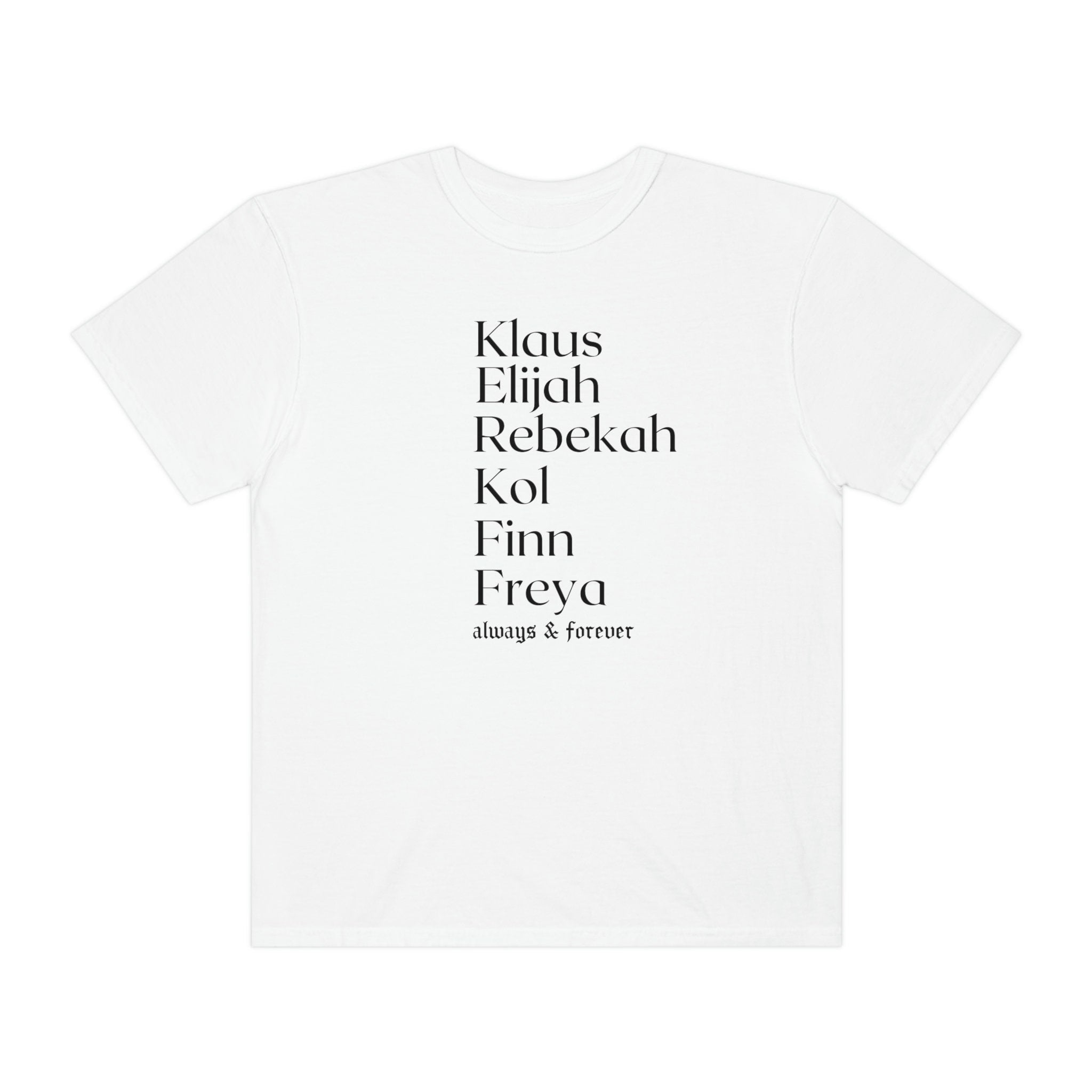 The Original Family TVD Shirt - Klaus Mikaelson & Elijah Mikaelson Merch - Vampire Diaries & The Originals Apparel for Fans - Perfect for Cosplay, Gifts, and TV Show Enthusiasts