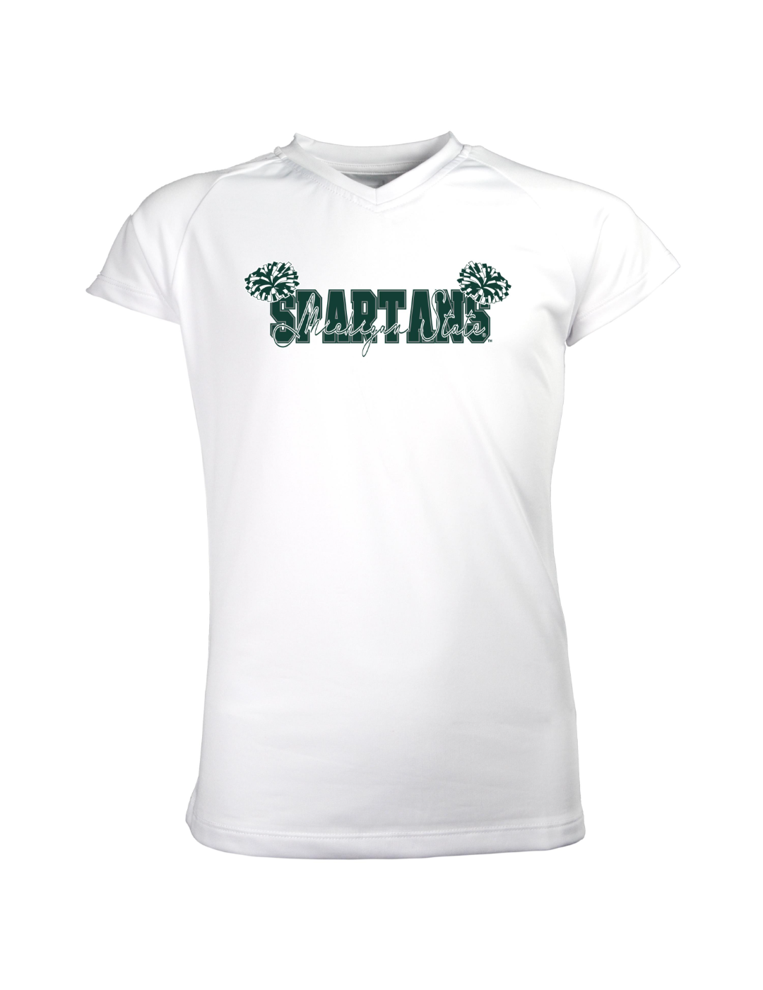 Michigan State Spartans Youth Girls' T-Shirt - Comfortable Cotton Tee for Kids - Perfect for School, Sports, and Game Day Outfits