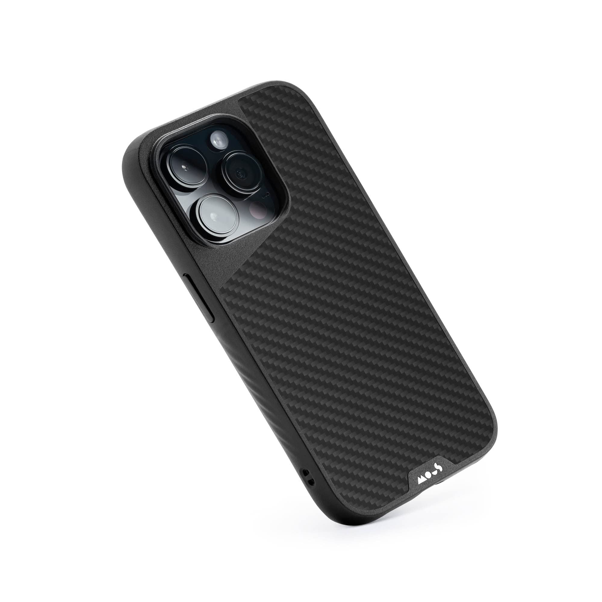 Mous Limitless 5.0 Carbon Fiber iPhone 14 Pro Max Case - MagSafe Compatible, Shockproof Protective Phone Cover - Perfect for Outdoor Adventures & Daily Protection