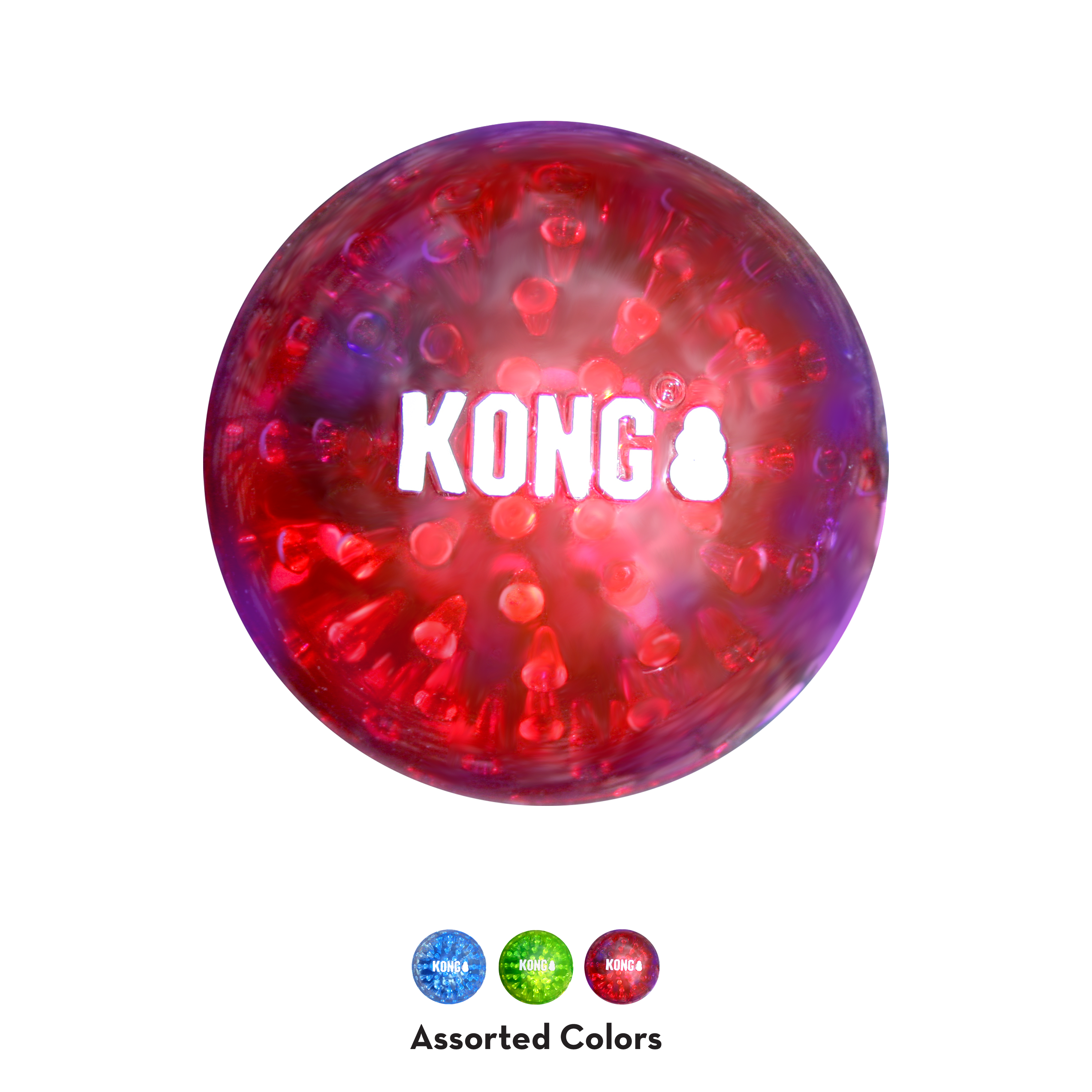KONG Squeezz Geodz - 2 Pack Dog Chew Toys with Squeaker & Textured Surface for Teeth Cleaning | Durable Rubber Puppy Chew Toys for Small & Medium Dogs | Perfect for Playtime, Training & Anxiety Relief