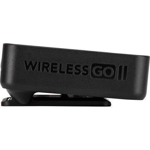RODE Wireless GO II TX Transmitter & Recorder - 2.4GHz Wireless Mic System for YouTube, Vlogging, Filmmaking (Black) - Perfect for Interviews, Live Streaming & Content Creation