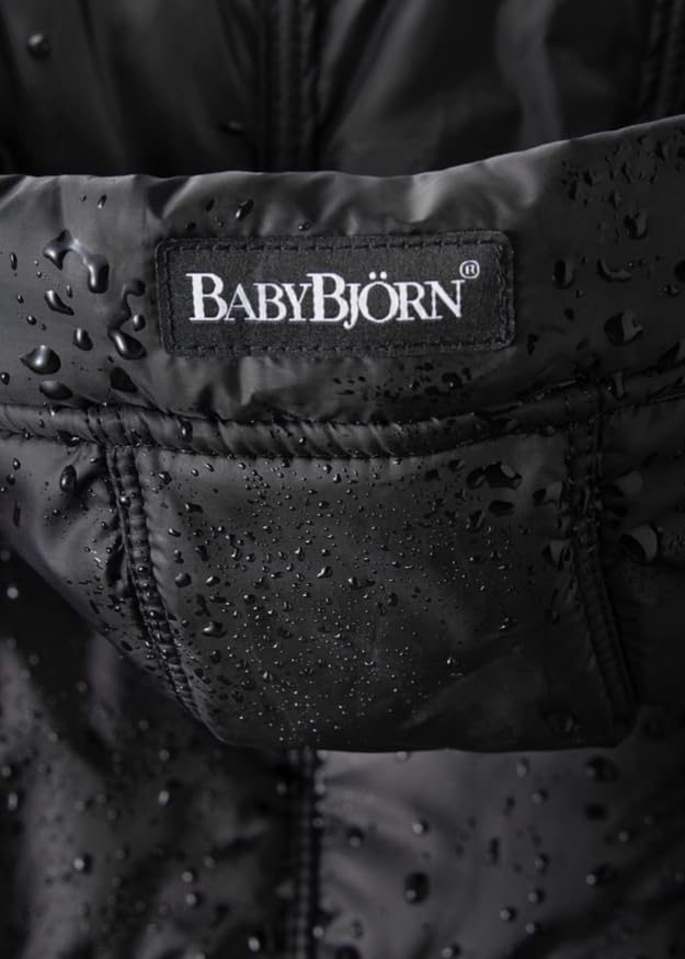 BabyBjörn Winter Cover for Baby Carrier - Black | Insulated Baby Carrier Cover for Cold Weather | Keep Baby Warm & Cozy in Stroller, Walks & Outdoor Adventures