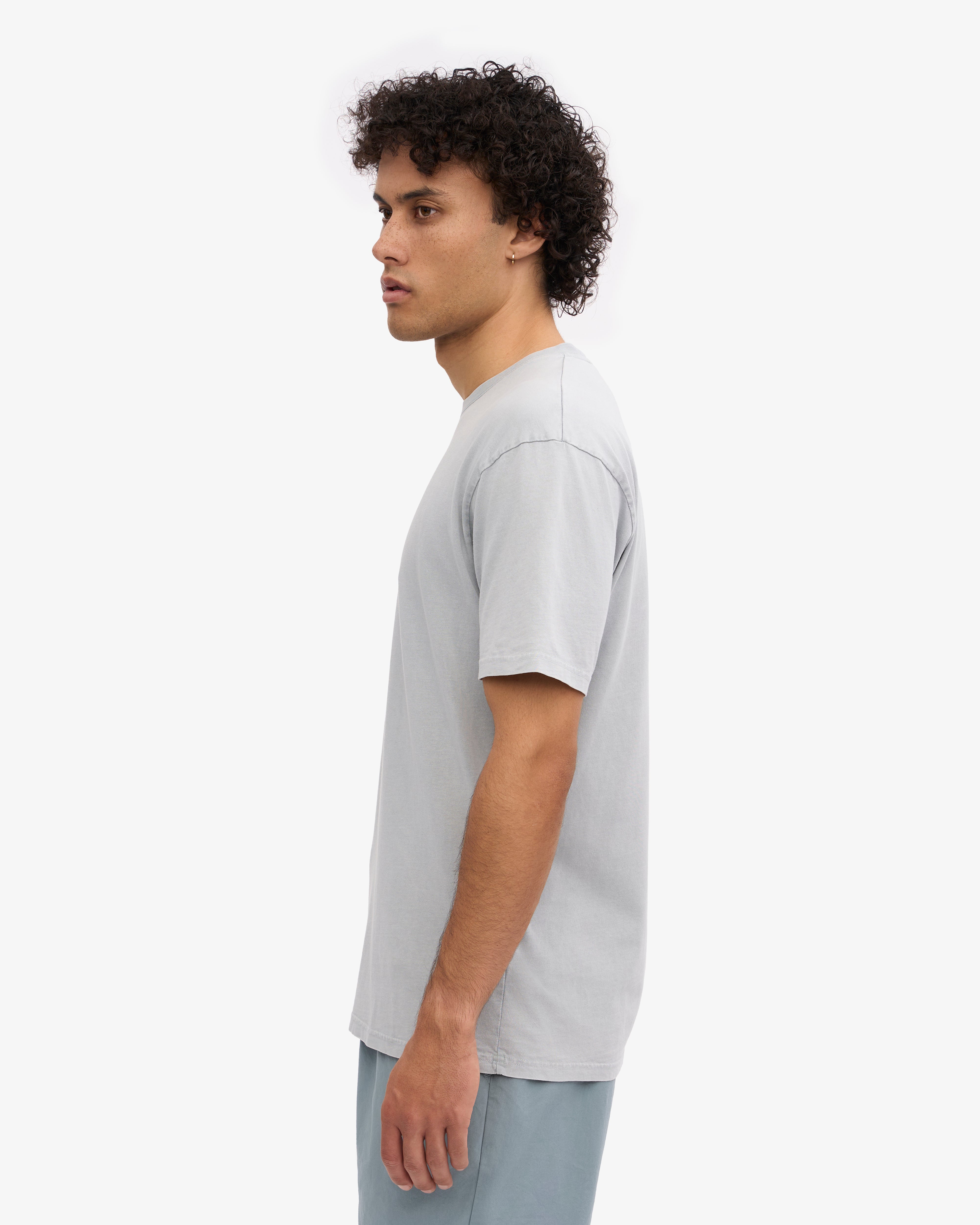 Classic Organic Cotton T-Shirt for Men & Women - Faded Grey - Soft & Comfortable Casual Wear for Everyday Outfits