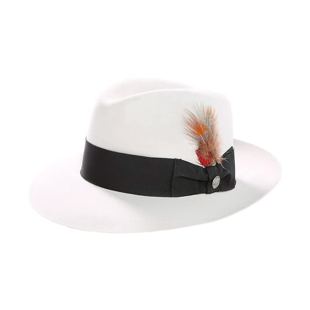 Stetson Men's Temple Hat - Classic Western Cowboy Hat for Men, Felt Outback Hat with Leather Band, Perfect for Rodeo, Ranch, and Outdoor Adventures