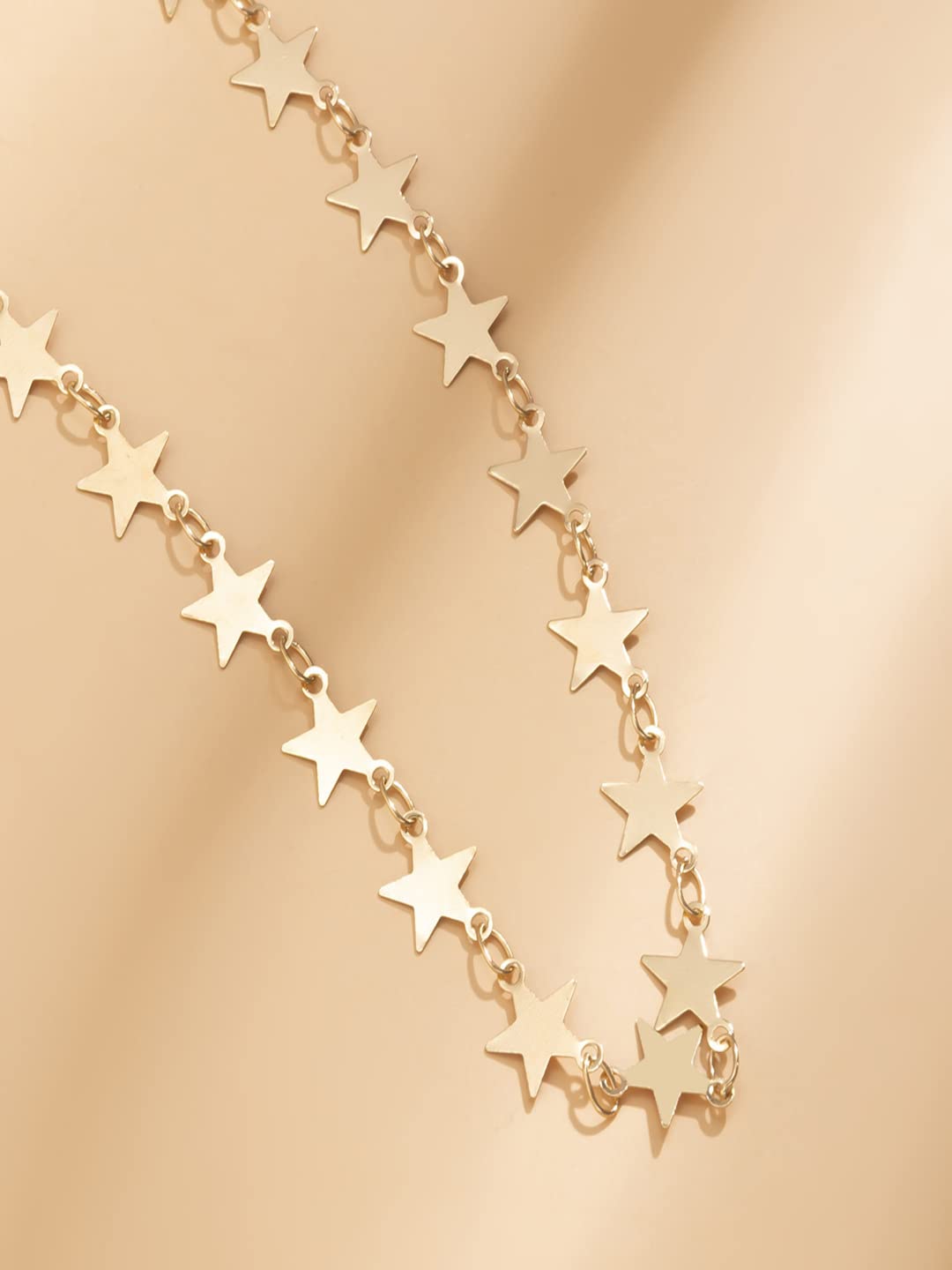 Elegant Gold-Toned Starry Waist Chain for Women & Girls | Stylish Kamarband & Belly Chain | Perfect for Saree, Dresses & Boho Outfits | Fashion Jewelry for Parties & Weddings