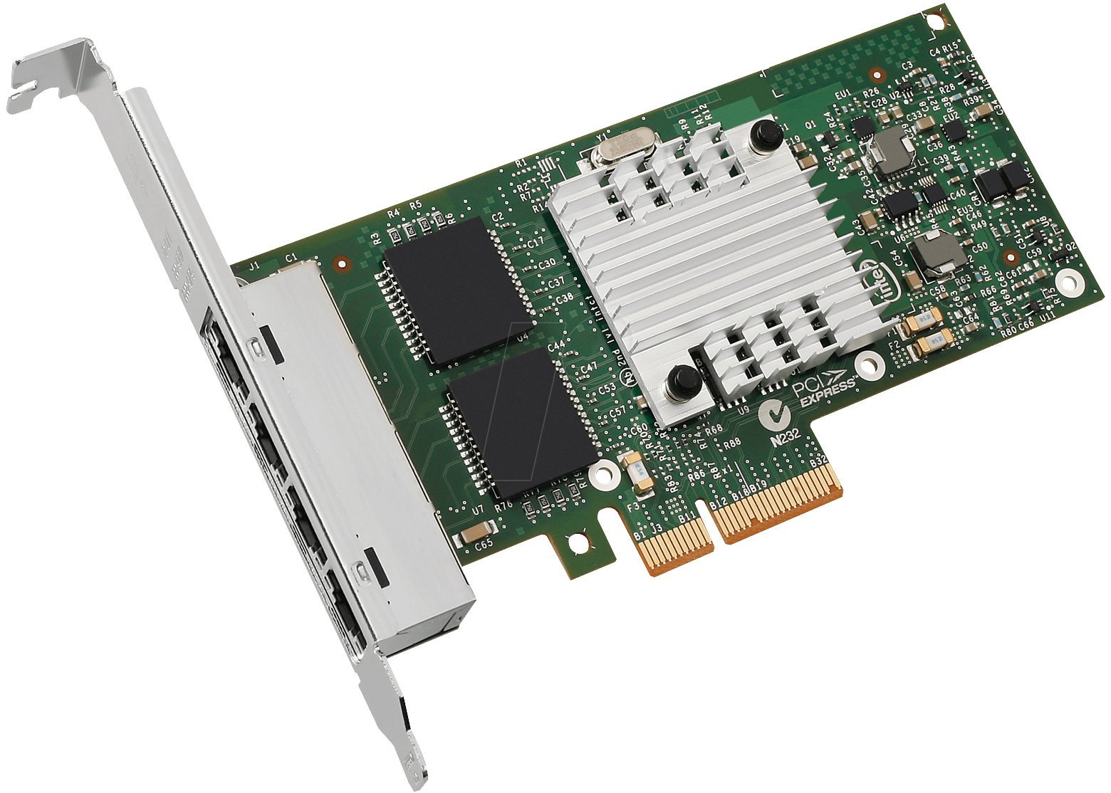 Intel I350-T4 Quad Port Gigabit Ethernet Server Adapter - High-Speed Network Card for Servers, Workstations, and Data Centers - Ideal for Cloud Computing, Virtualization, and Enterprise Networking
