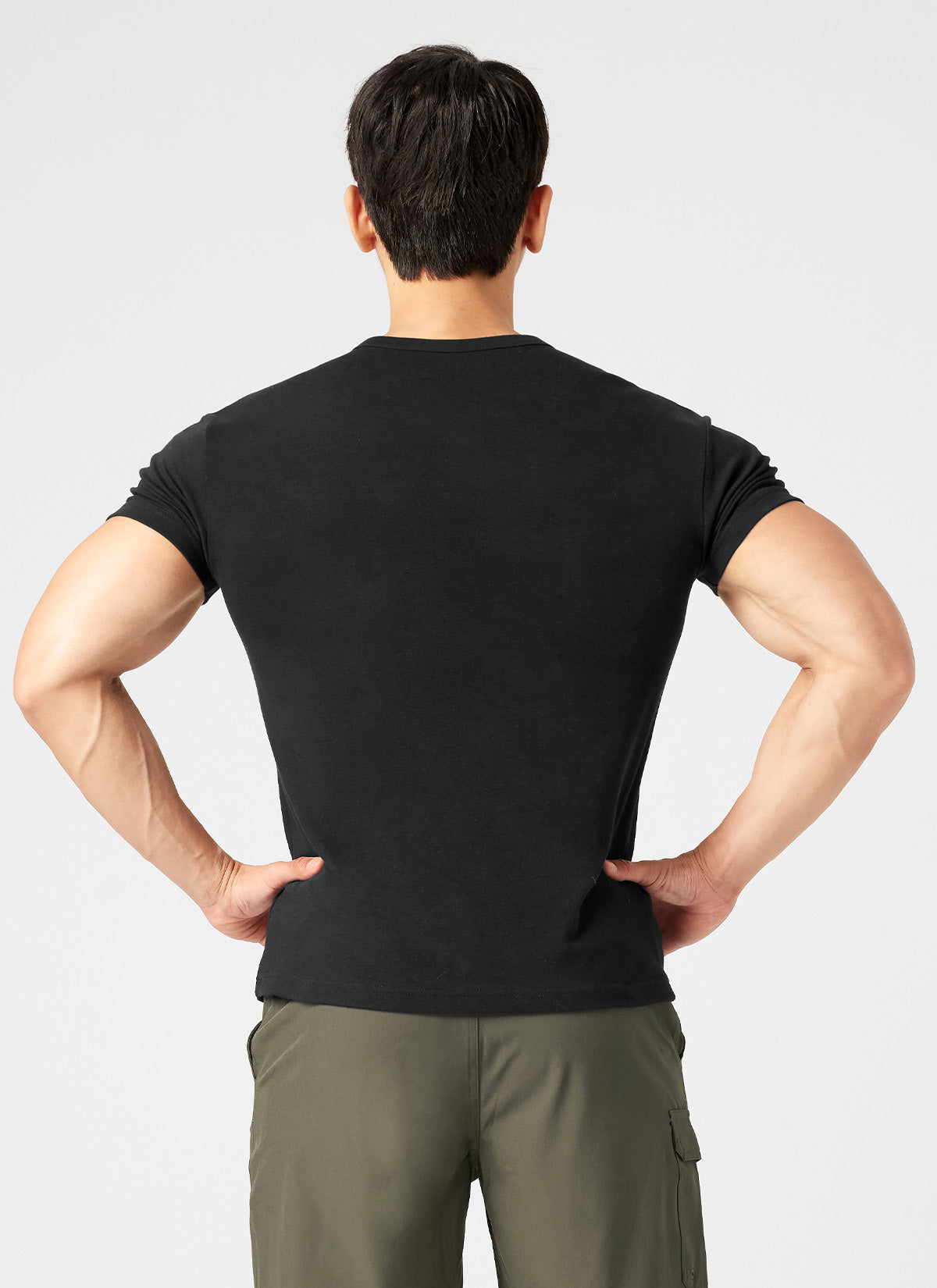 Musclefit Dual Light Short Sleeve Workout Shirt for Men - Gym, Running & Training Performance Apparel