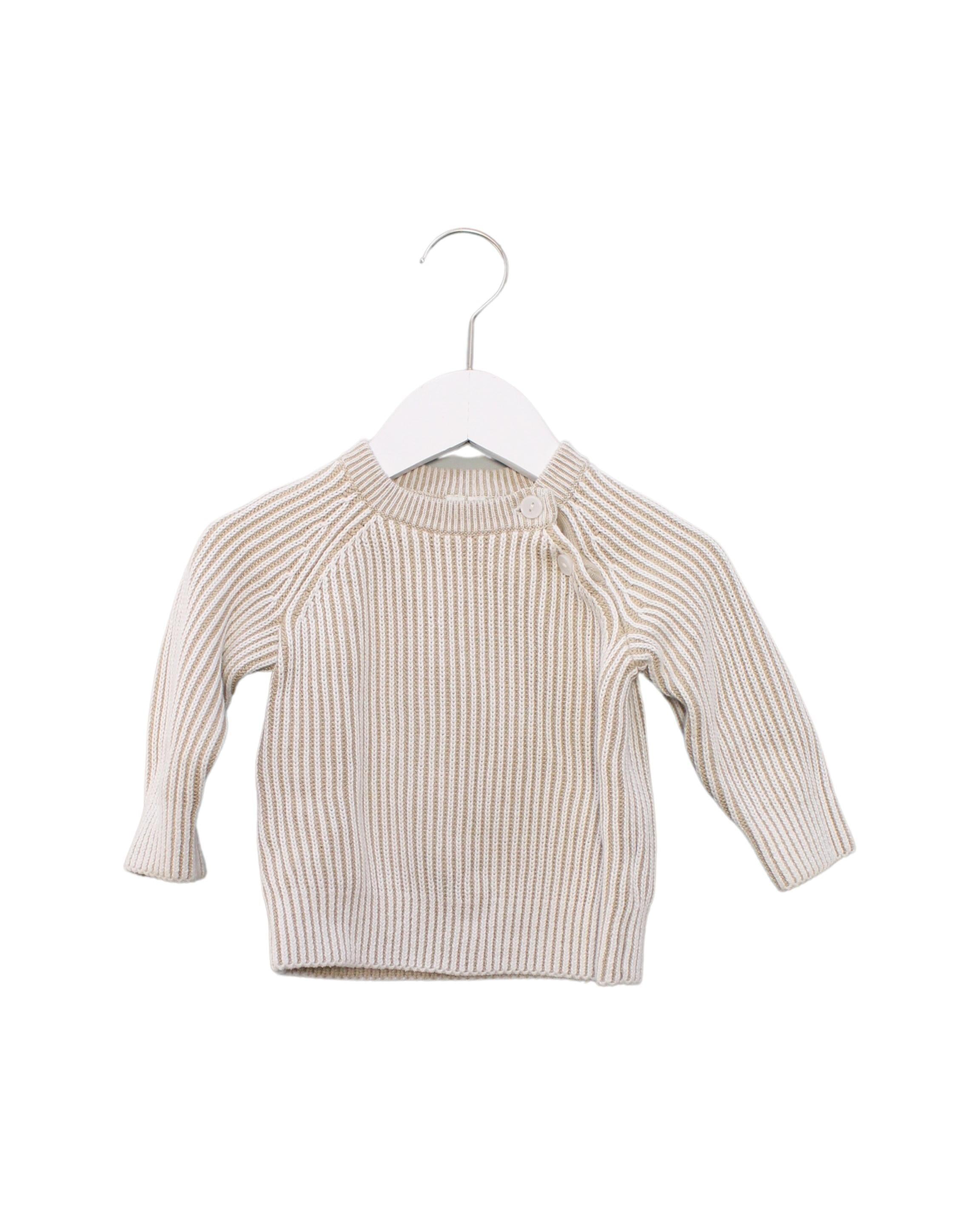 Arket Knit Sweater for Baby Boys & Girls 2-6 Months (62-68cm) - Soft Cotton Winter Pullover for Newborns - Perfect for Family Photos & Holiday Outfits