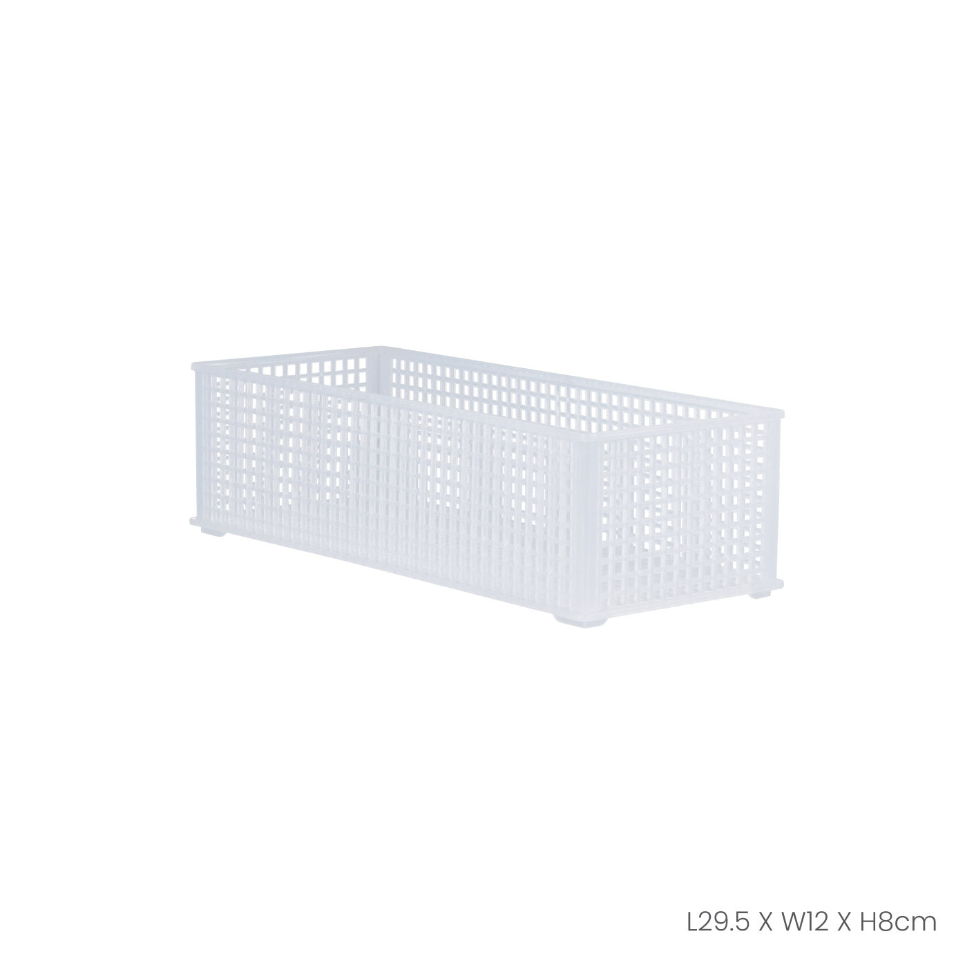Stackable Slim Tray with Divider - 4820 - Space Saving Organizer for Kitchen, Office, or Craft Room Storage