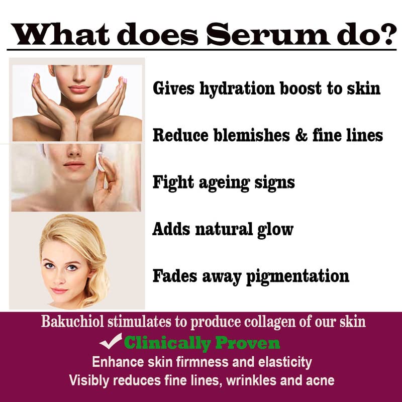 **Urbaano Herbal Kumkumadi Face Oil Serum with Bakuchiol & Natural Retinol – Glowing Skin, Acne & Dark Spot Treatment | Chemical-Free, 30ml | Perfect for Nighttime Skincare & Anti-Aging Routine**