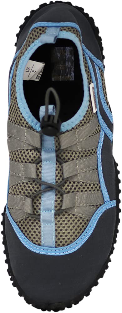 NORTY Wave Aqua Sock Water Shoes for Men - Quick-Dry Swim & Beach Shoes with Drain Holes - Lightweight Water Socks for Swimming, Surfing, Kayaking, and Beach Activities