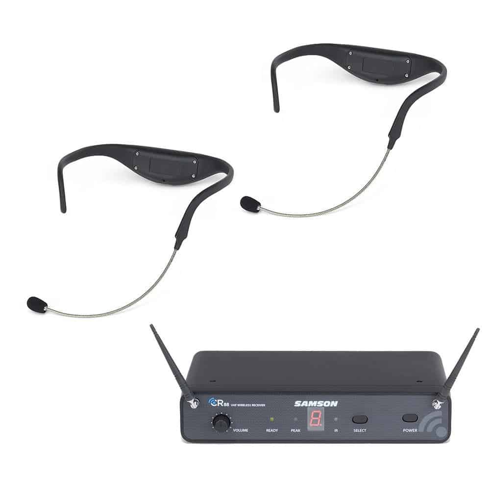 Samson Airline 88 Professional Wireless Microphone System - Durable Heavy-Duty Smart Bundle for Live Performances, Studio Recording & Public Speaking