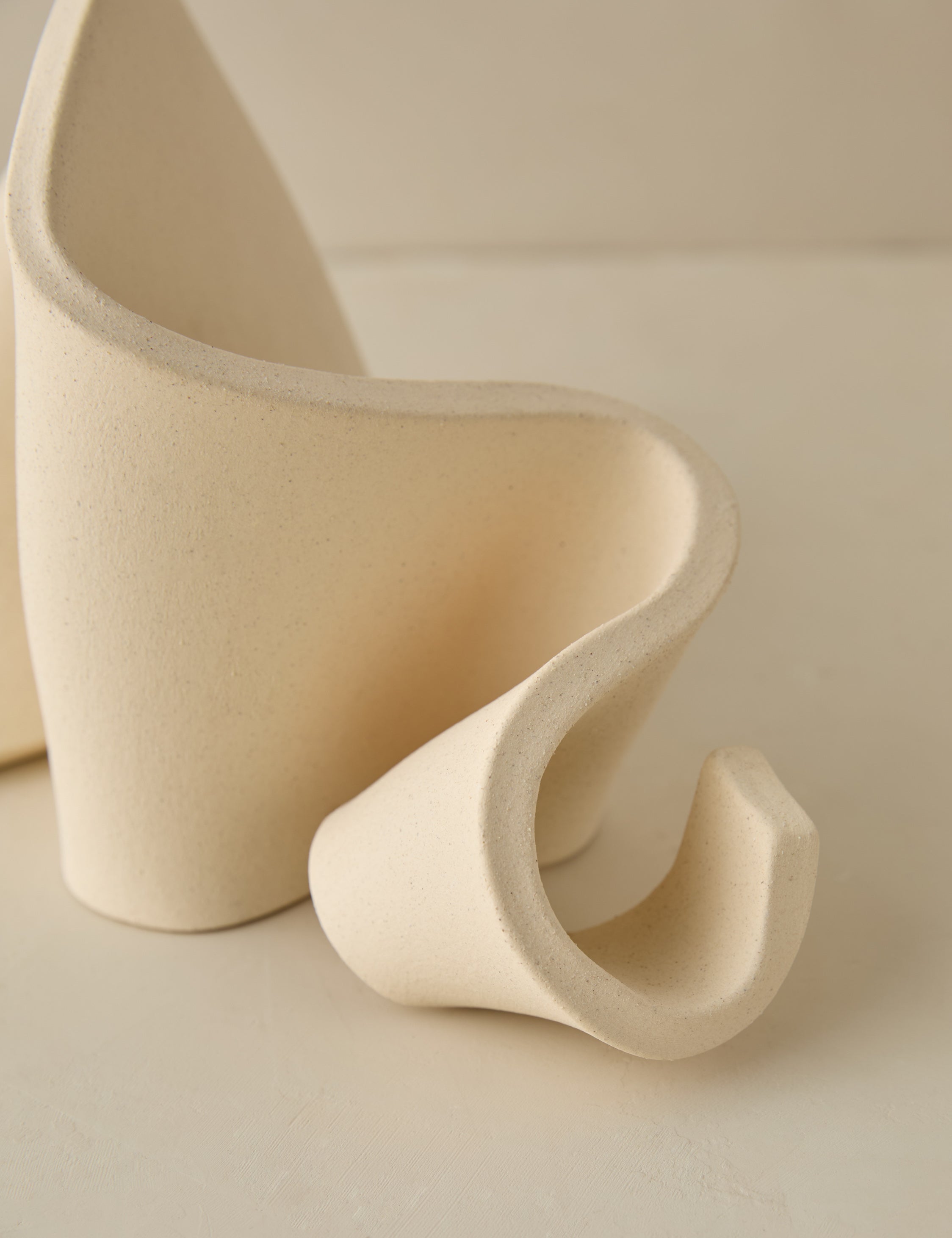 Furl Art Object by SIN - Handcrafted Modern Sculpture for Home & Office Decor | Perfect for Living Room, Bedroom, or Workspace