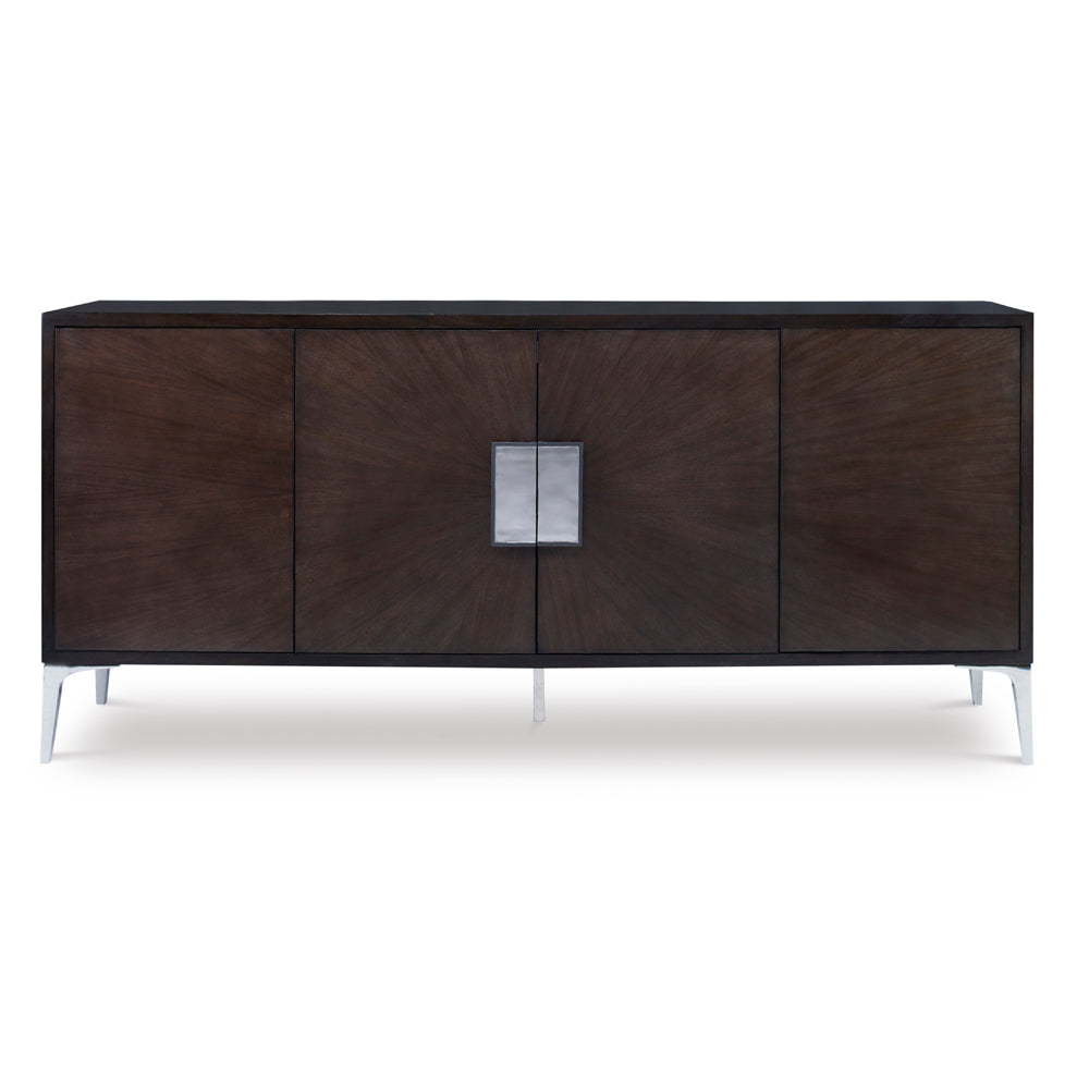 Century Furniture Aria Credenza C6H 405 - Mid-Century Modern Buffet Cabinet for Dining Room, Living Room & Entryway Storage